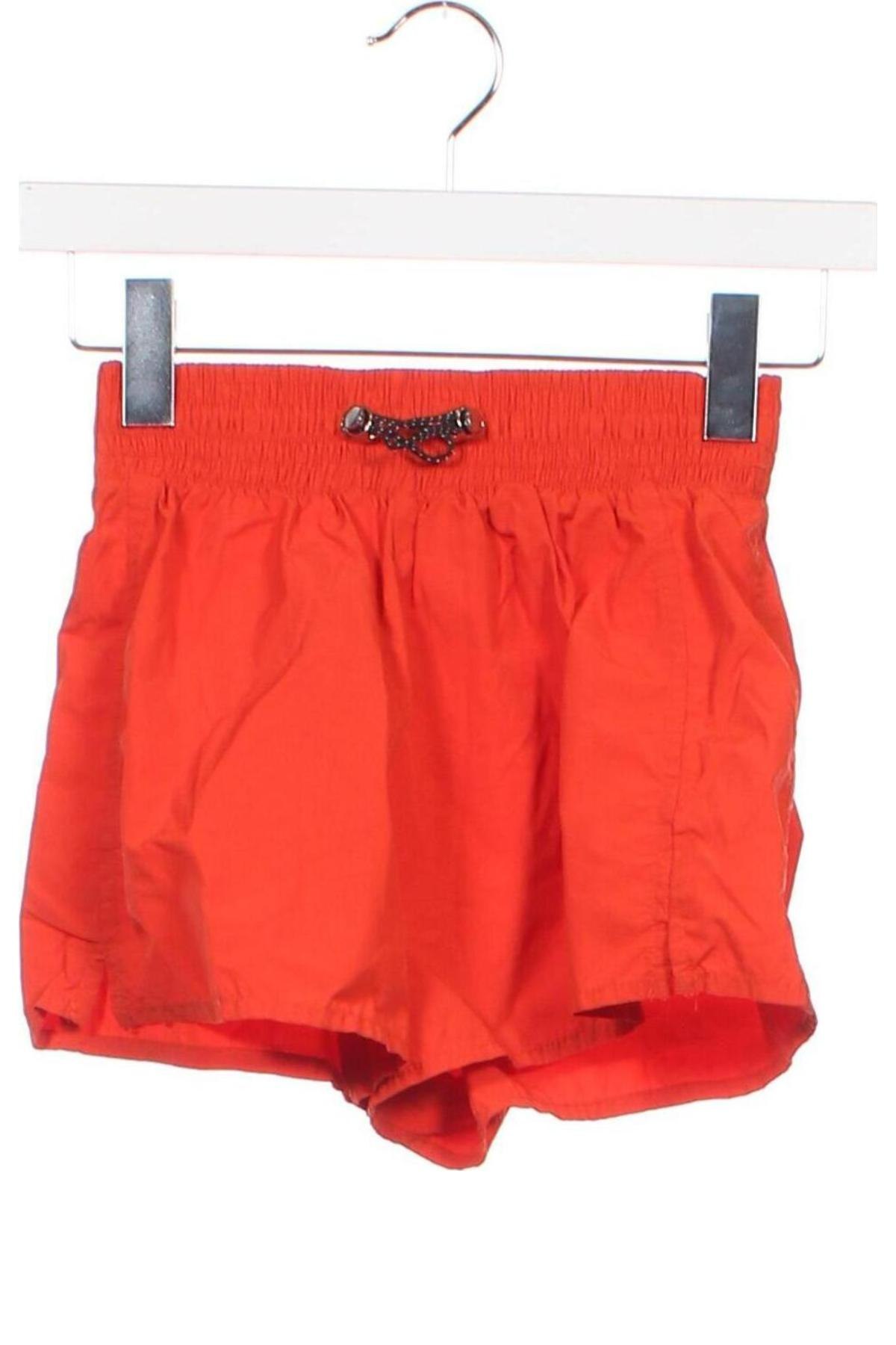 Pantaloni scurți de femei Bershka, Mărime XS, Culoare Portocaliu, Preț 39,29 Lei