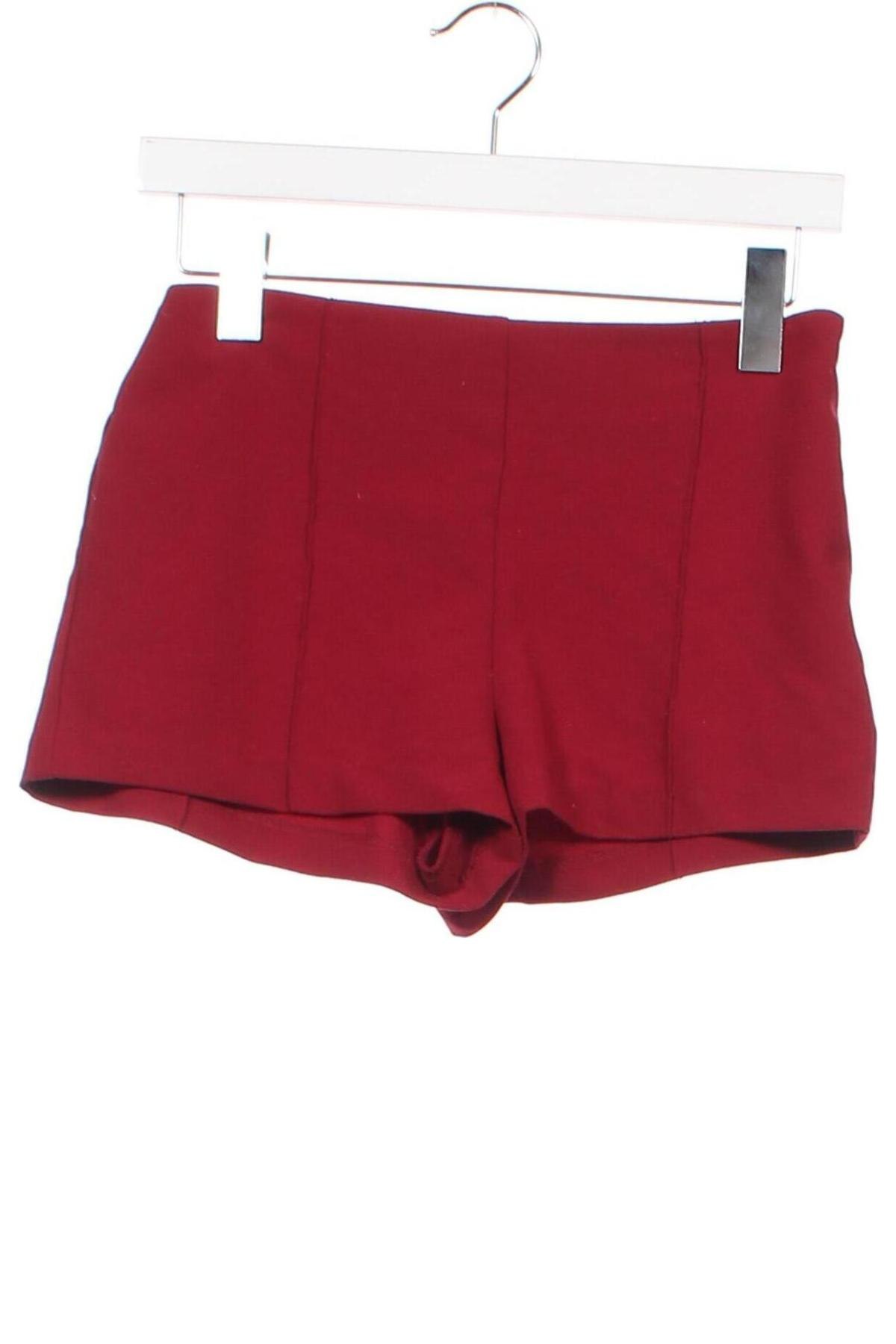 Дамски къс панталон Forever 21, Размер XS, Цвят Червен, Цена 9,38 лв.