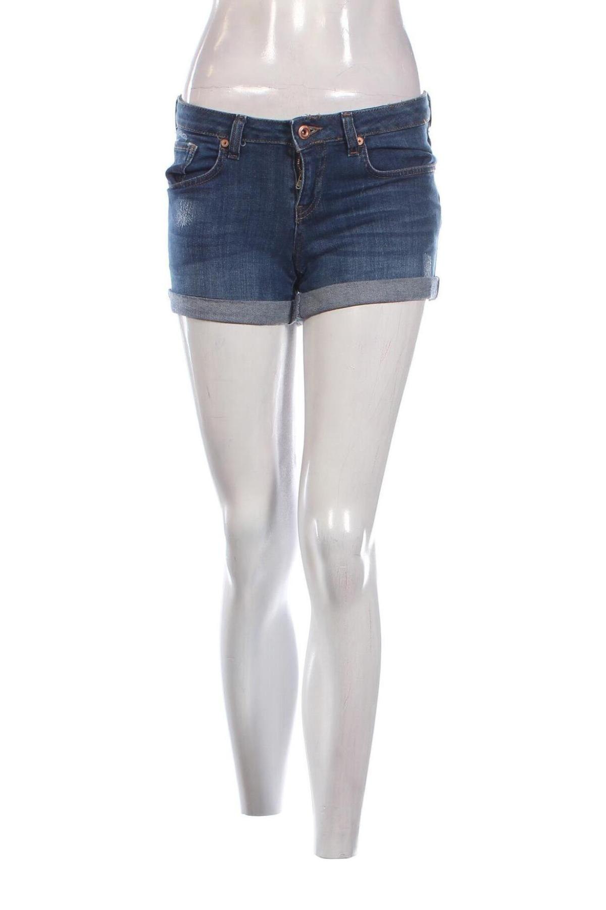 Pantaloni scurți de femei LCW, Mărime S, Culoare Albastru, Preț 86,56 Lei