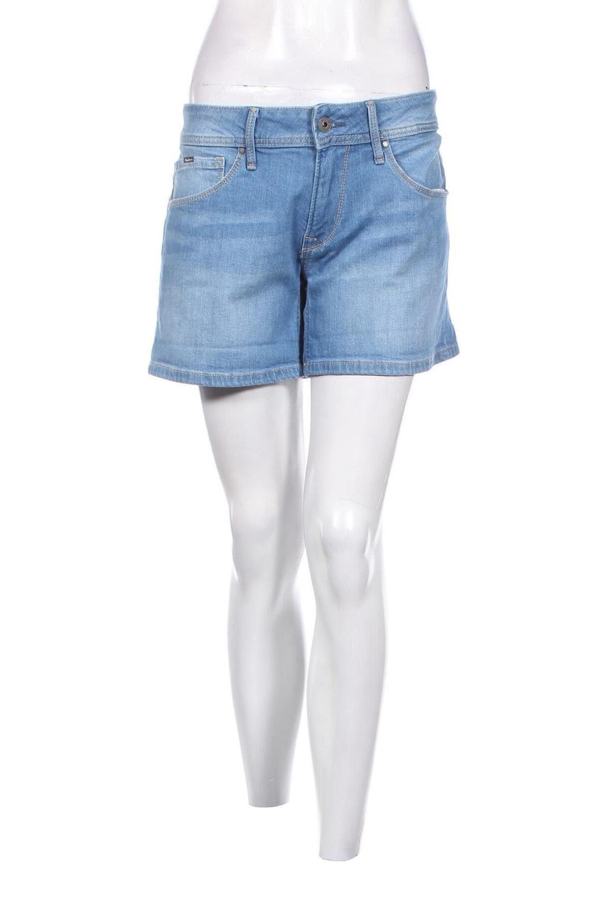 Pantaloni scurți de femei Pepe Jeans, Mărime XL, Culoare Albastru, Preț 139,54 Lei