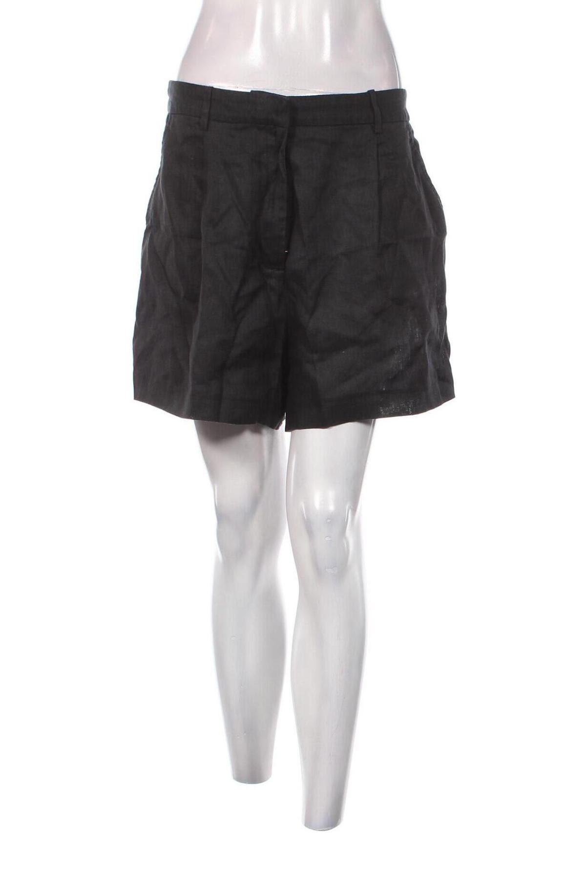 Pantaloni scurți de femei Zara, Mărime L, Culoare Negru, Preț 30,61 Lei