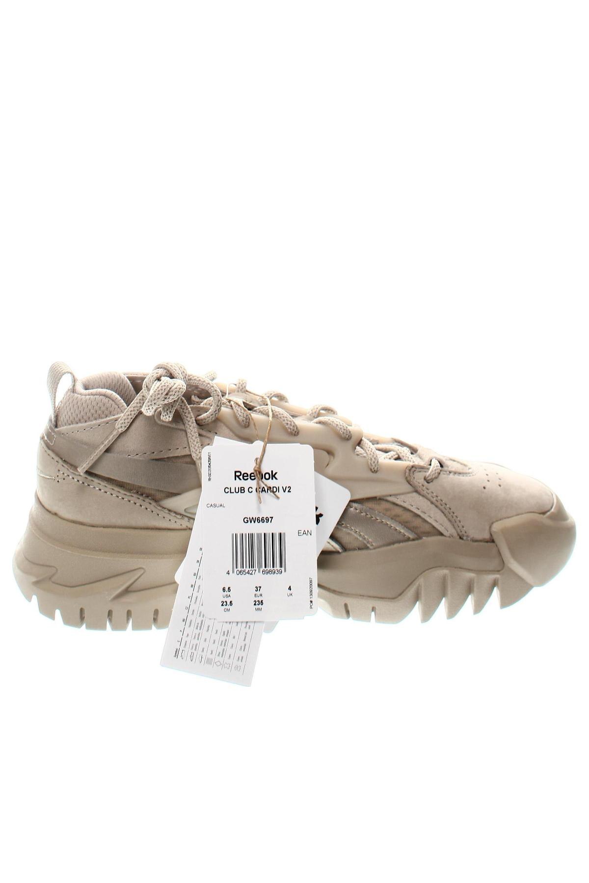 Γυναικεία παπούτσια Reebok X Cardi B, Μέγεθος 37, Χρώμα  Μπέζ, Τιμή 53,82 €