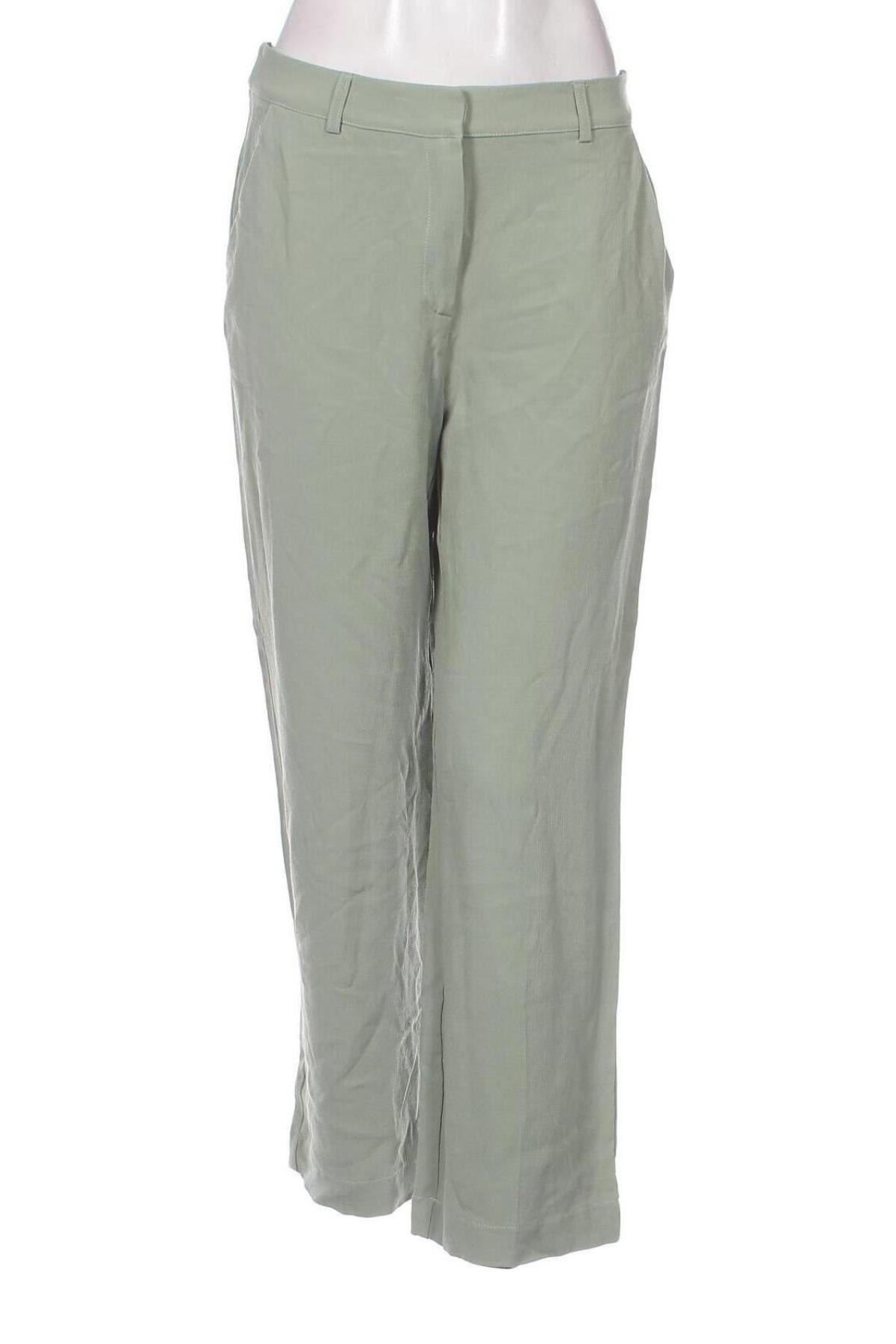 Pantaloni de femei A Lot Less x About You, Mărime M, Culoare Verde, Preț 97,50 Lei