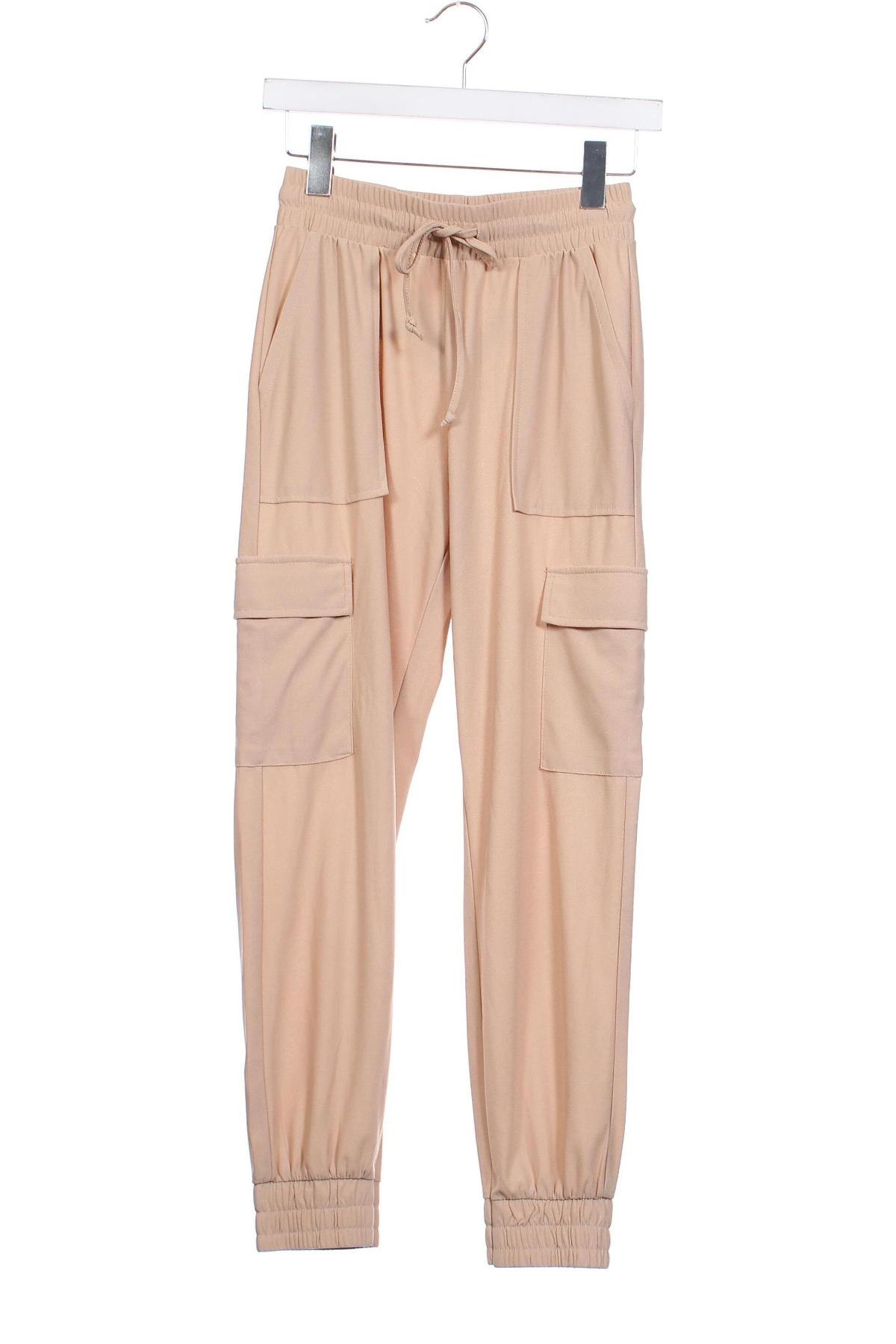 Дамски панталон Amisu, Размер XS, Цвят Бежов, Цена 14,80 лв.