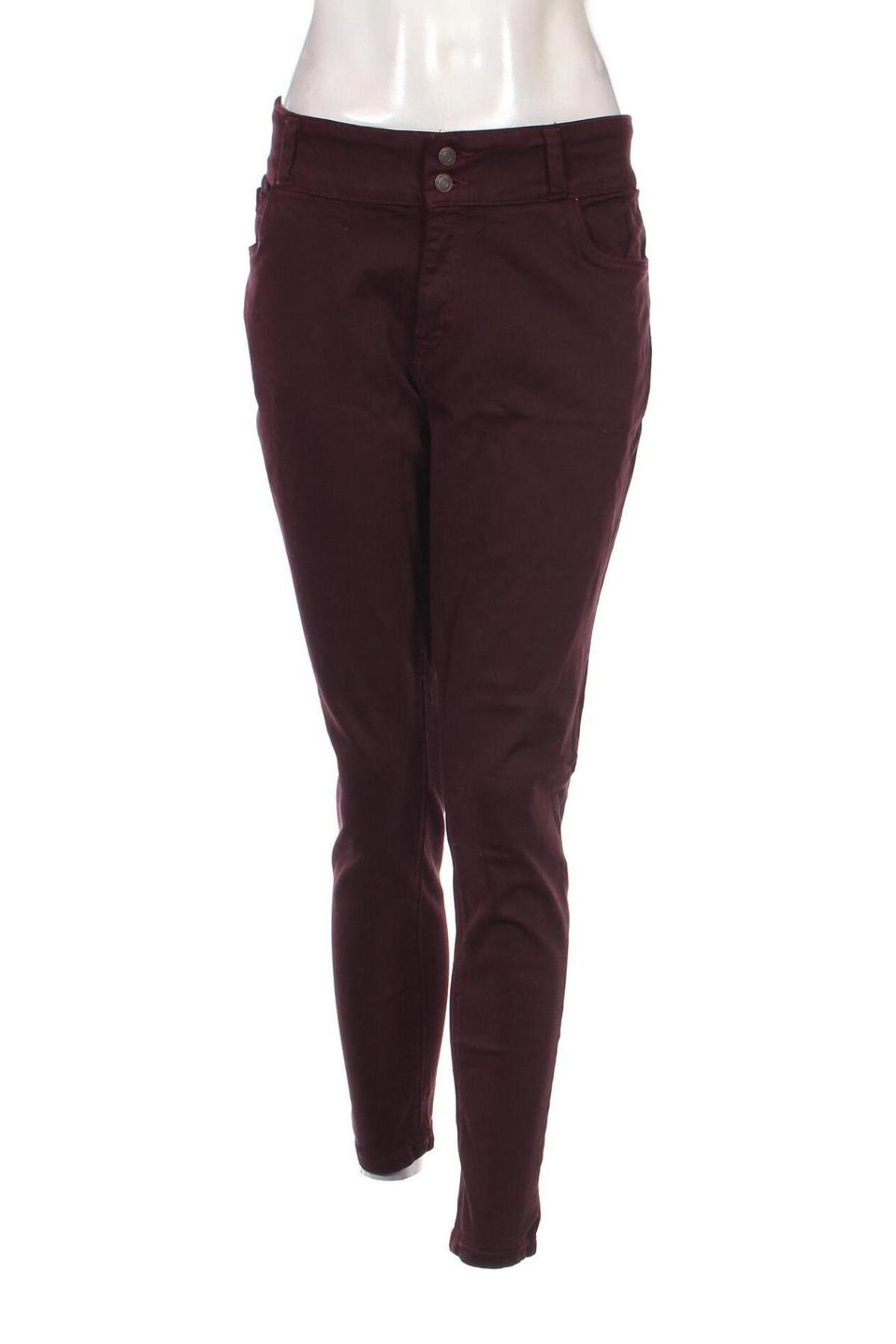Pantaloni de femei C&A, Mărime XL, Culoare Roșu, Preț 95,39 Lei