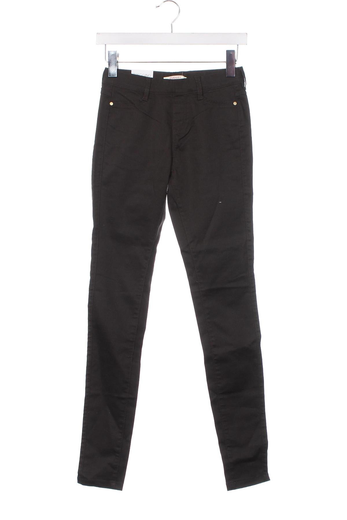 Дамски панталон Camaieu, Размер XS, Цвят Кафяв, Цена 11,04 лв.