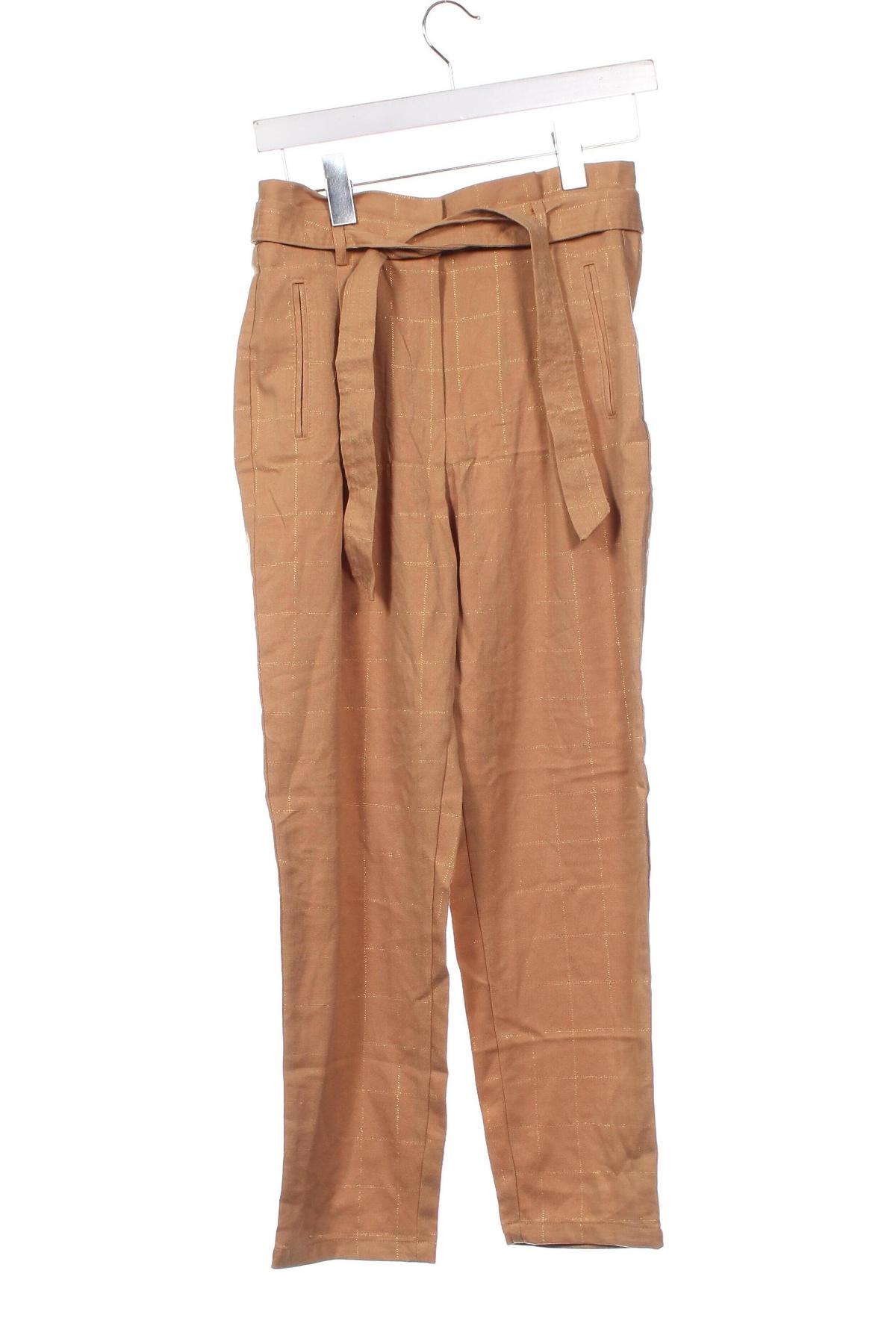 Дамски панталон Camaieu, Размер XS, Цвят Оранжев, Цена 11,60 лв.