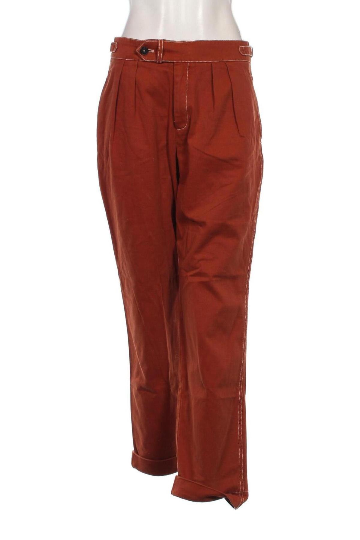 Pantaloni de femei Cyrillus, Mărime M, Culoare Maro, Preț 133,42 Lei