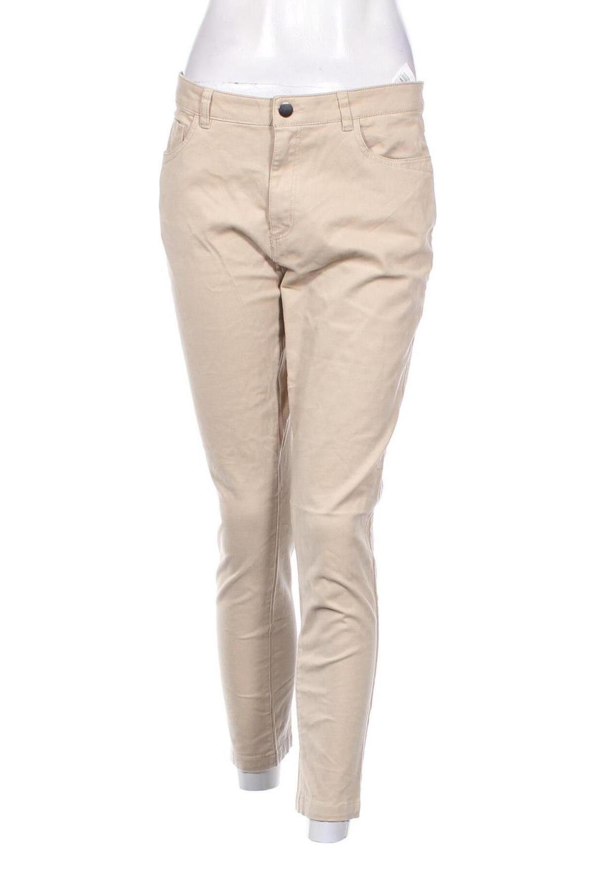 Pantaloni de femei El Corte Ingles, Mărime M, Culoare Bej, Preț 42,93 Lei