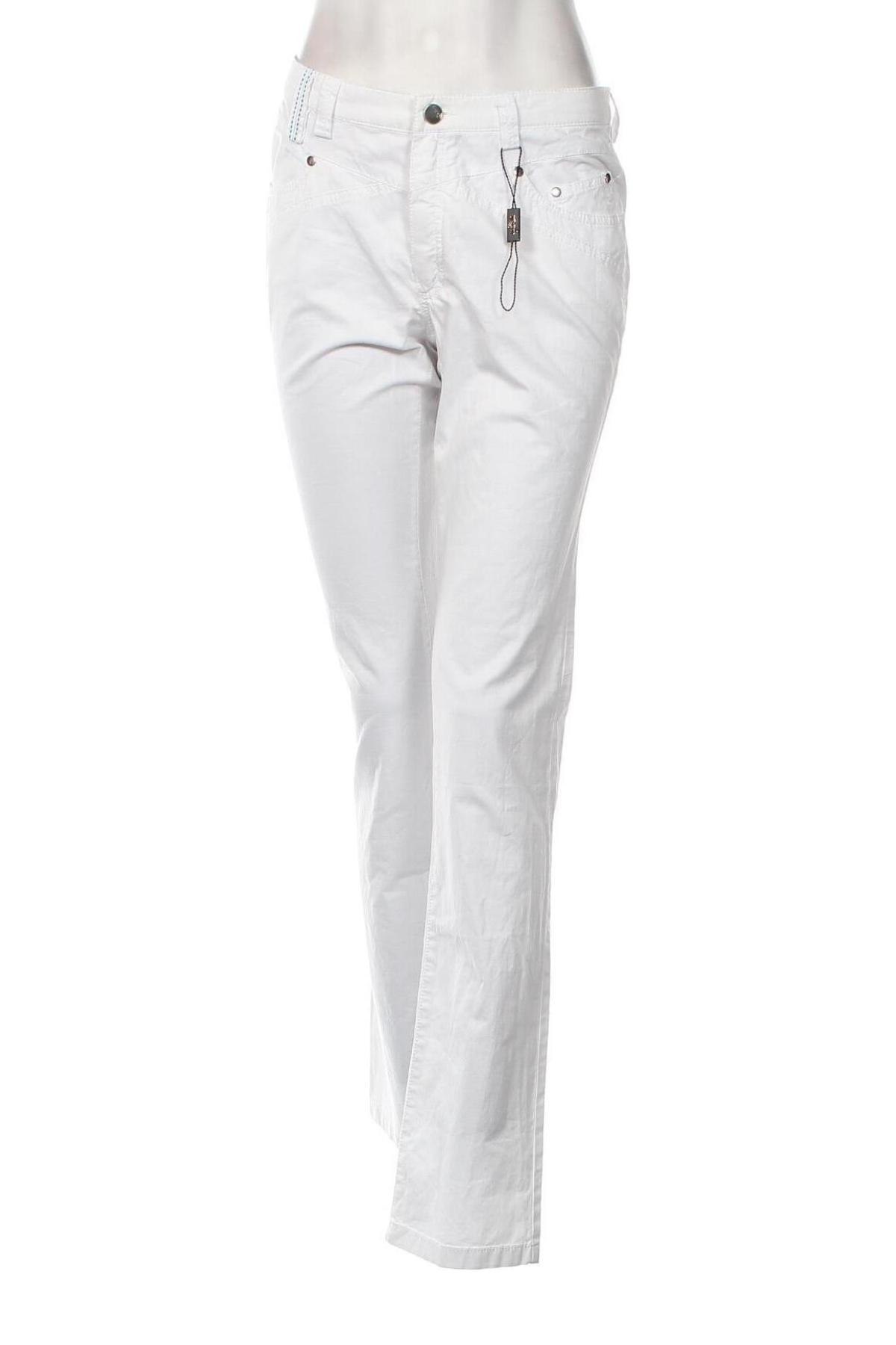 Дамски панталон Eugen Klein, Размер M, Цвят Бял, Цена 30,77 лв.