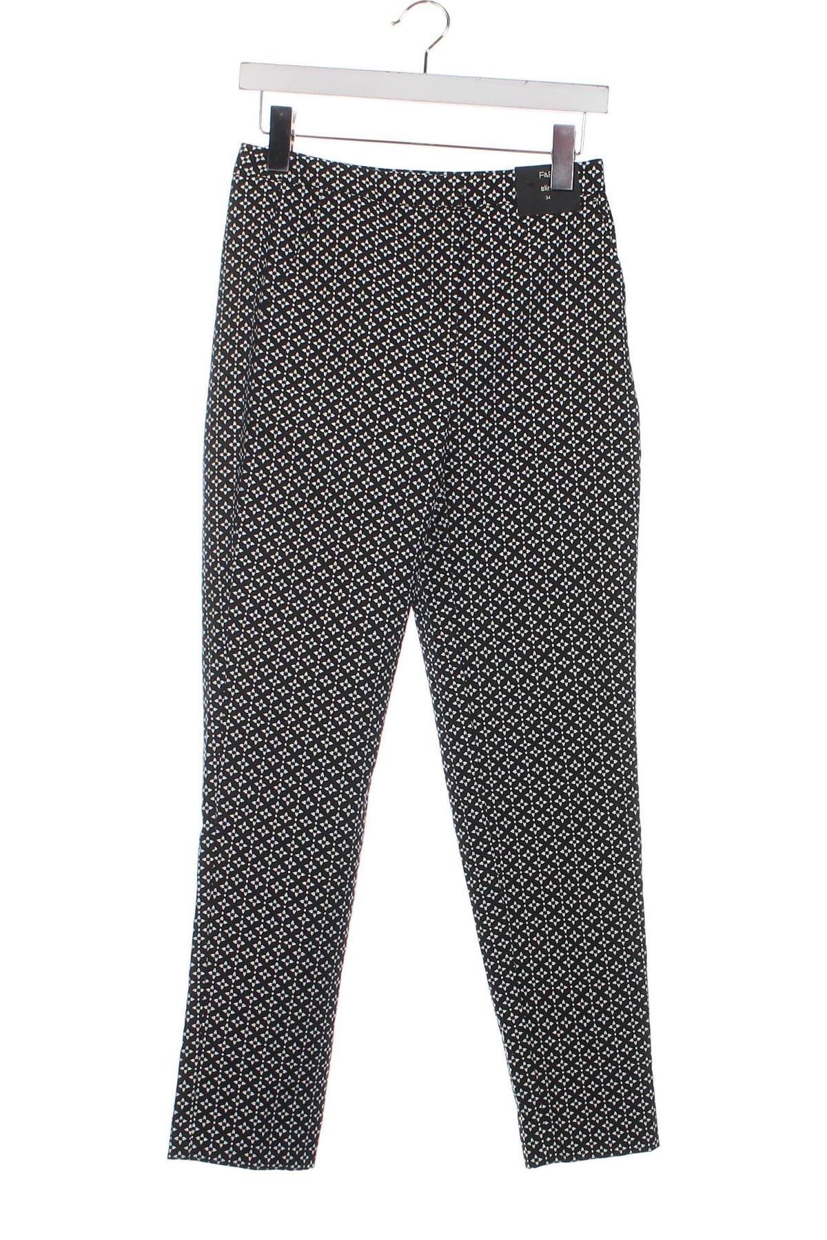 Pantaloni de femei F&F, Mărime XS, Culoare Multicolor, Preț 77,80 Lei