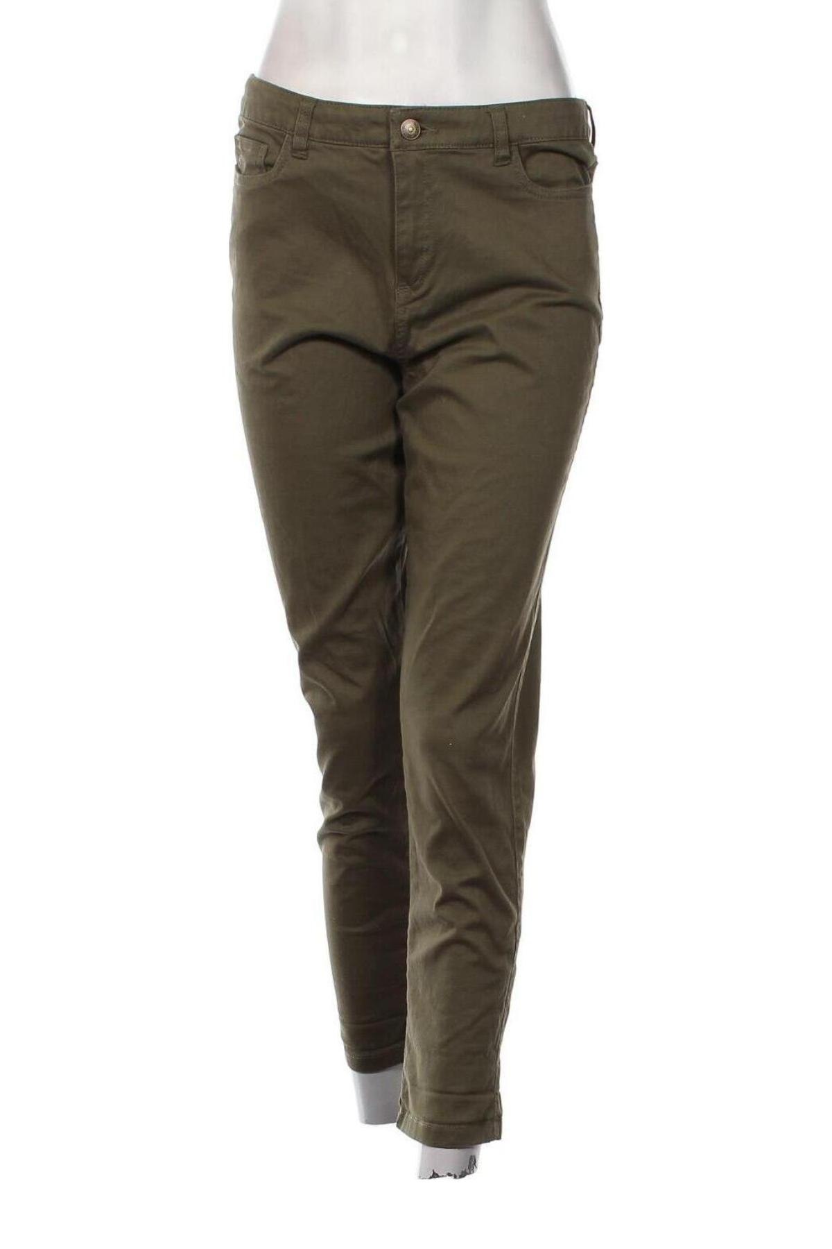 Pantaloni de femei F&F, Mărime S, Culoare Verde, Preț 33,29 Lei