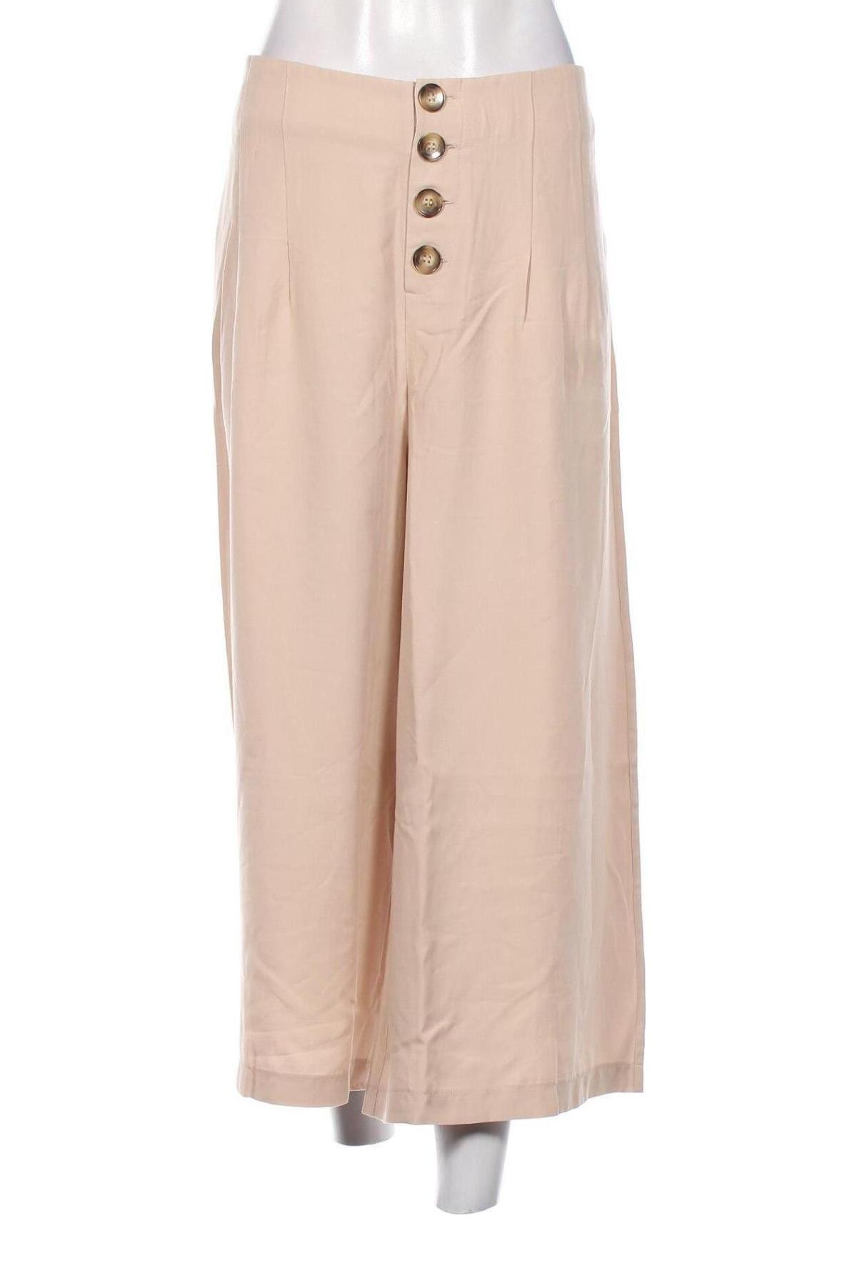 Γυναικείο παντελόνι Lascana, Μέγεθος L, Χρώμα  Μπέζ, Τιμή 10,67 €