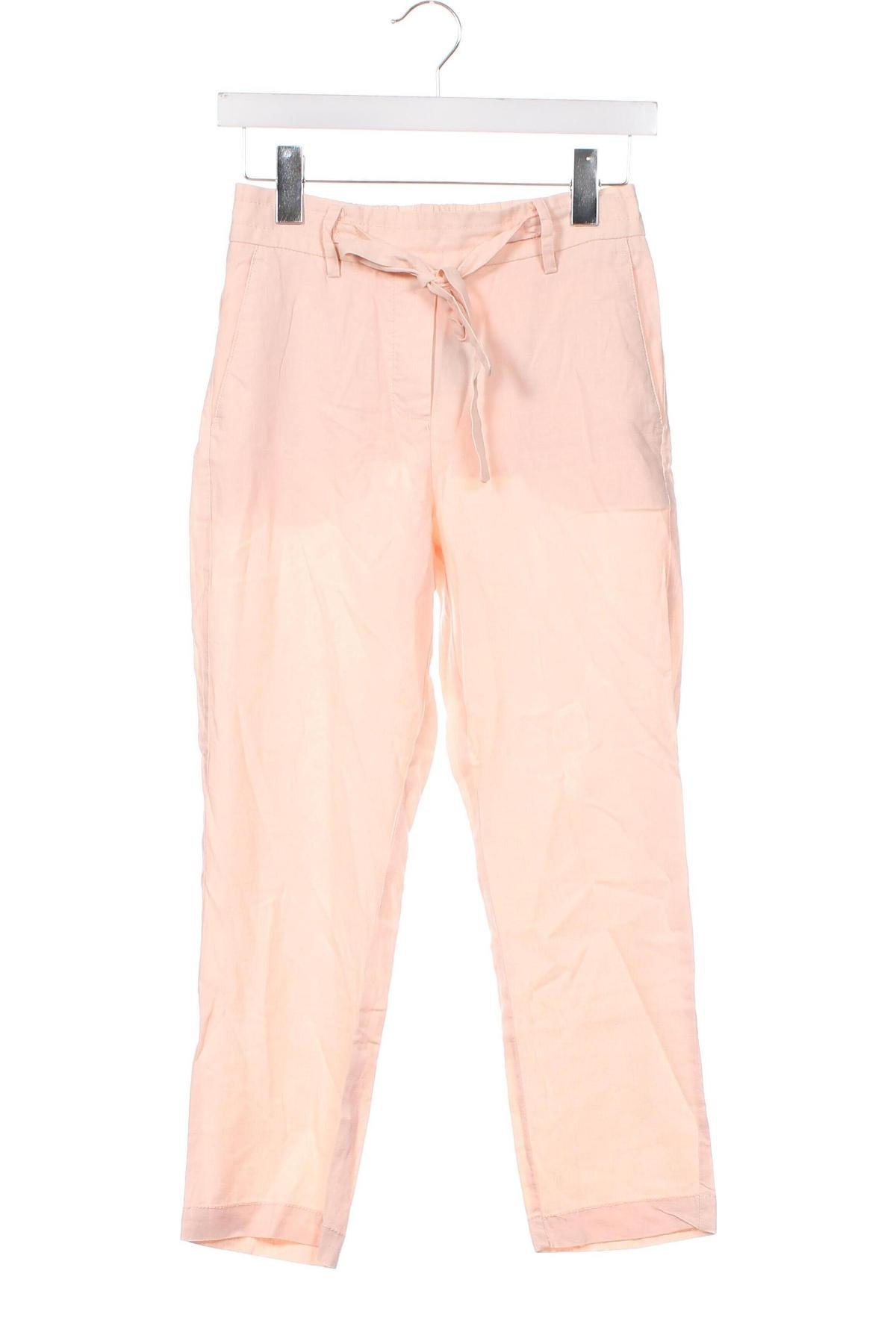 Дамски панталон Mango, Размер XS, Цвят Розов, Цена 16,32 лв.