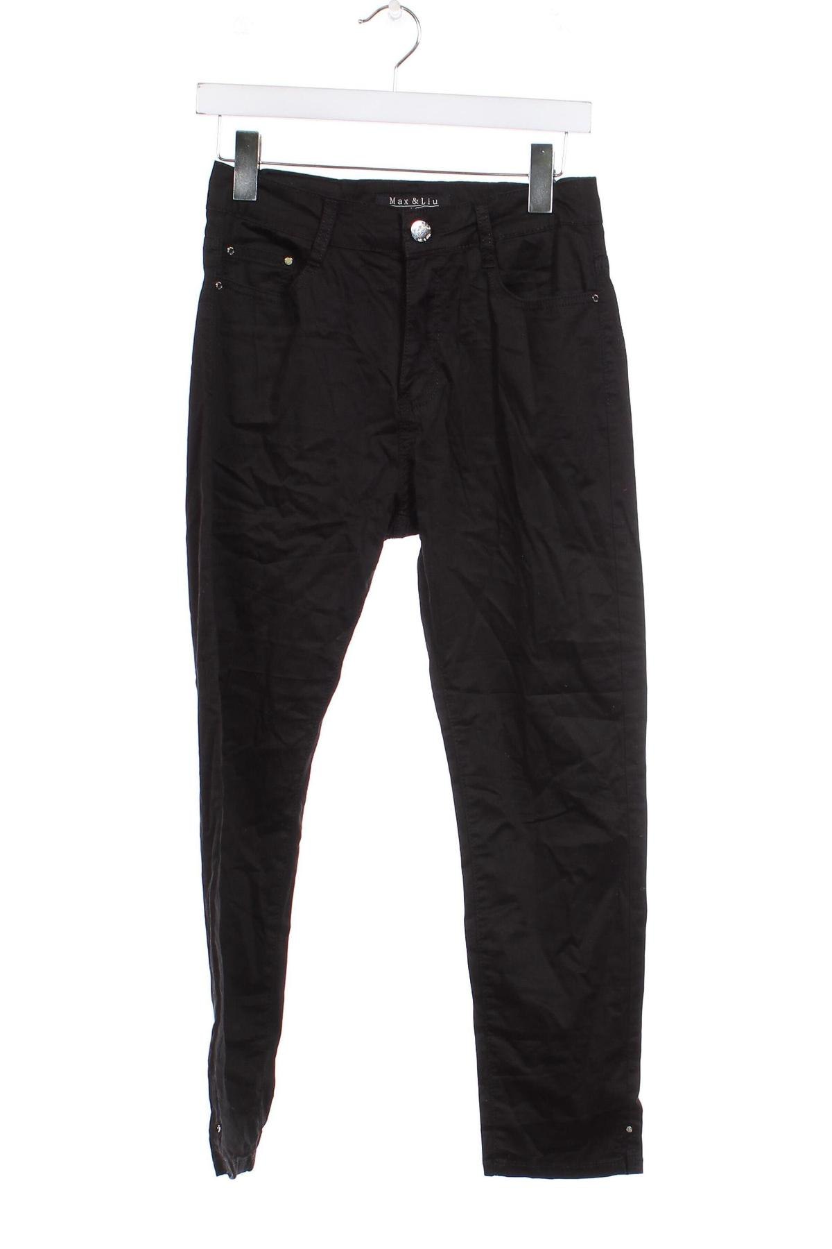Dámské kalhoty  Max&liu, Velikost XS, Barva Černá, Cena  69,00 Kč