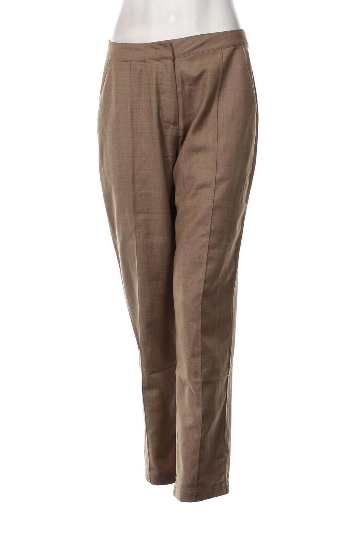 Pantaloni de femei NA-KD, Mărime S, Culoare Maro, Preț 52,79 Lei