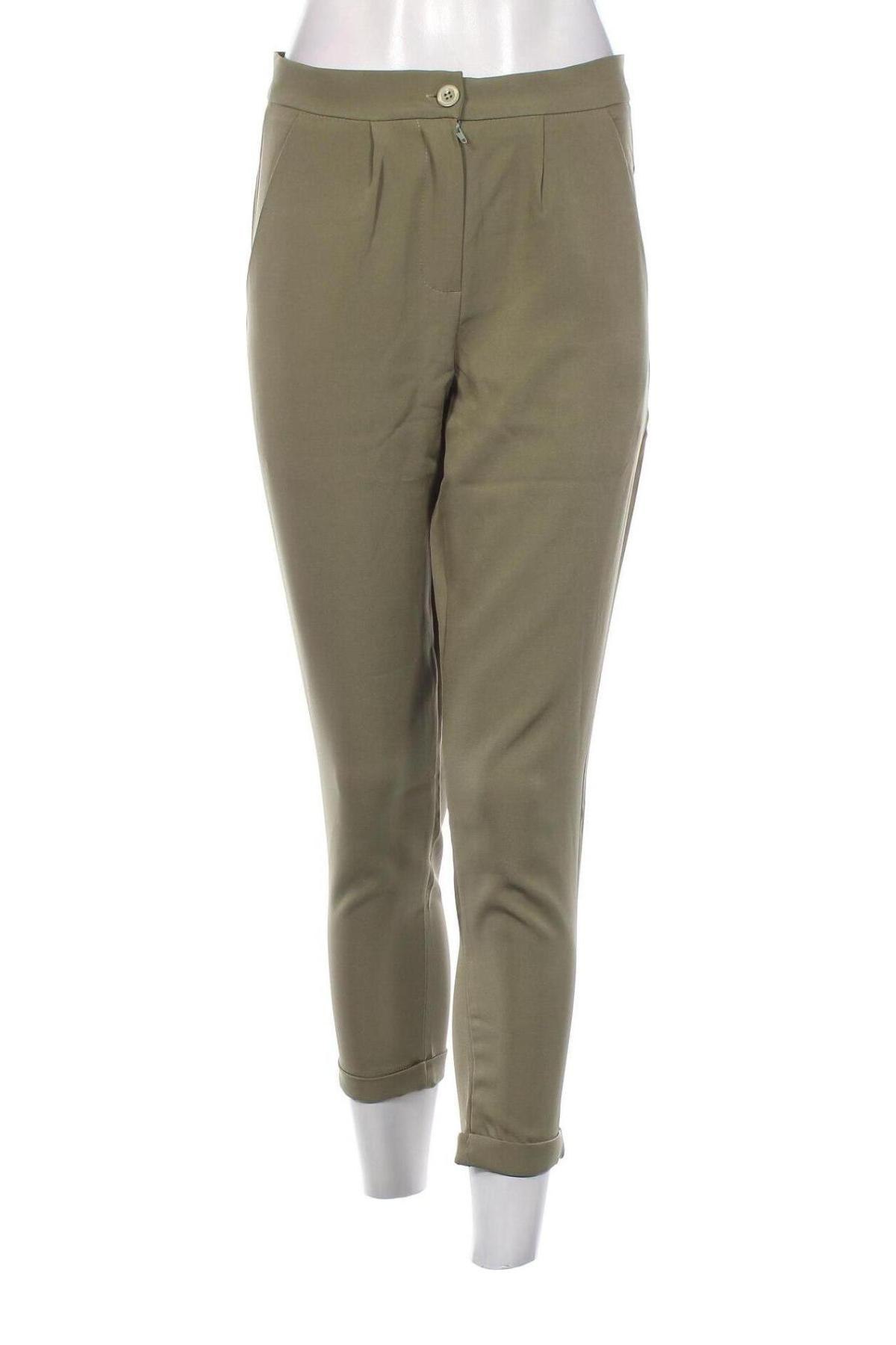 Дамски панталон New Laviva, Размер M, Цвят Зелен, Цена 13,95 лв.