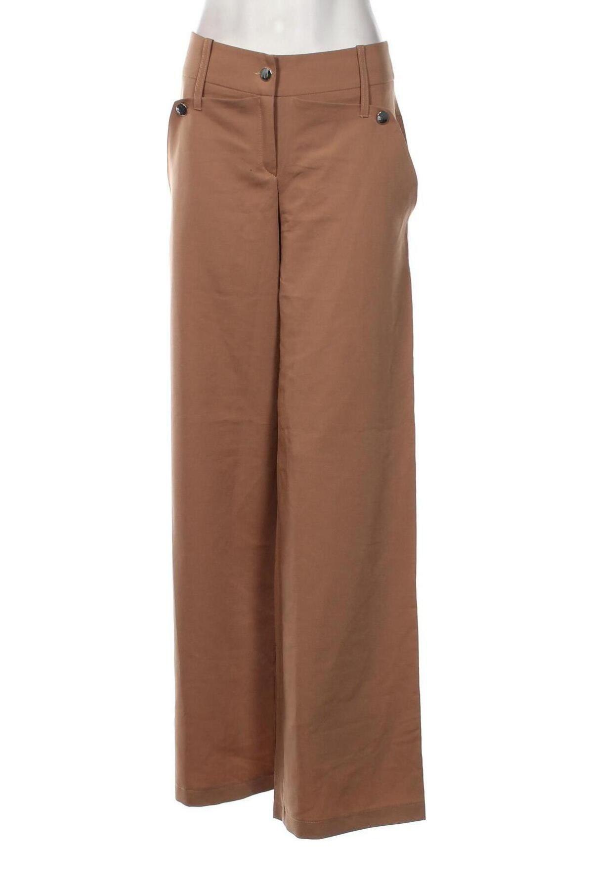 Дамски панталон Nife, Размер L, Цвят Кафяв, Цена 68,43 лв.