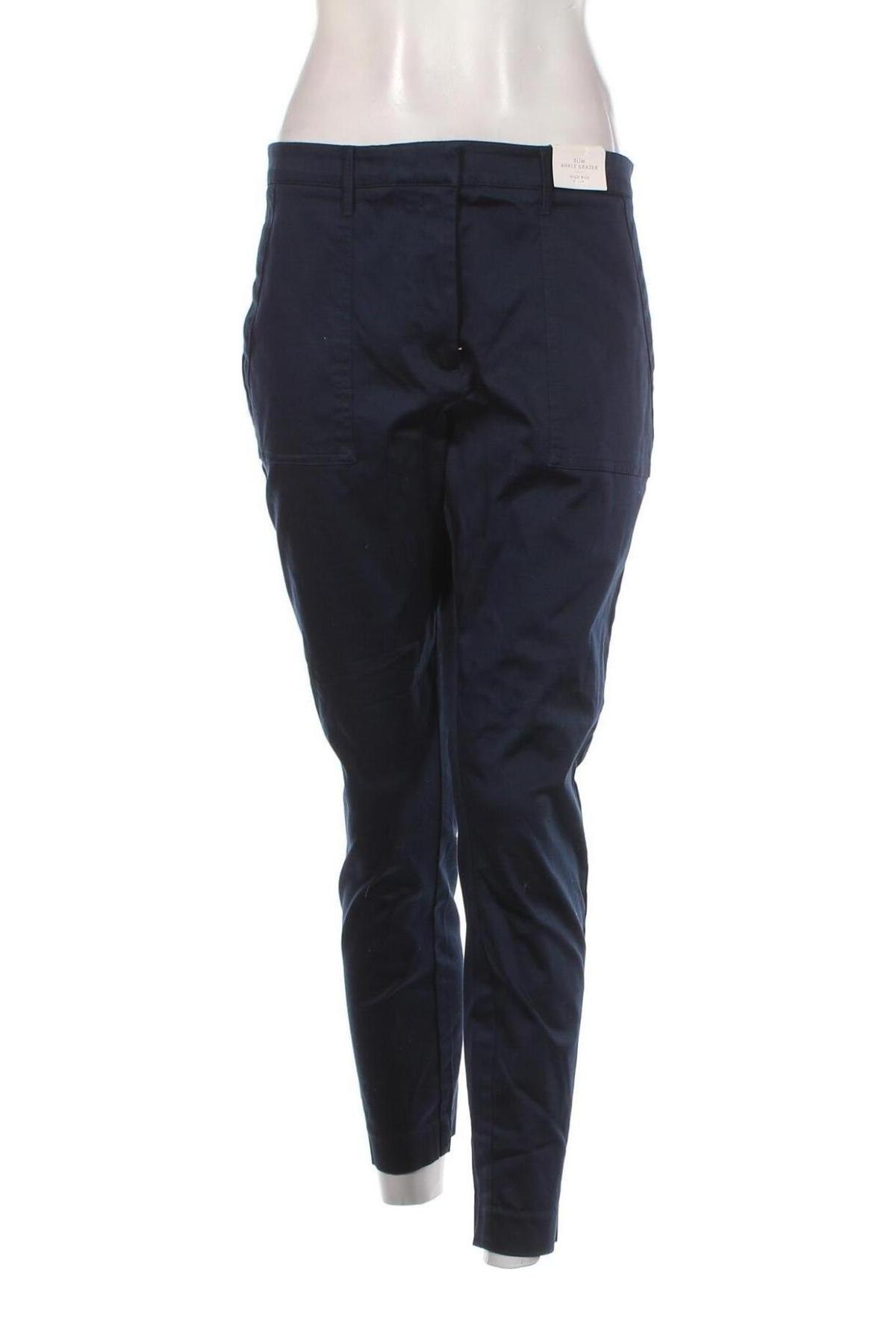 Pantaloni de femei Per Una By Marks & Spencer, Mărime L, Culoare Albastru, Preț 166,04 Lei