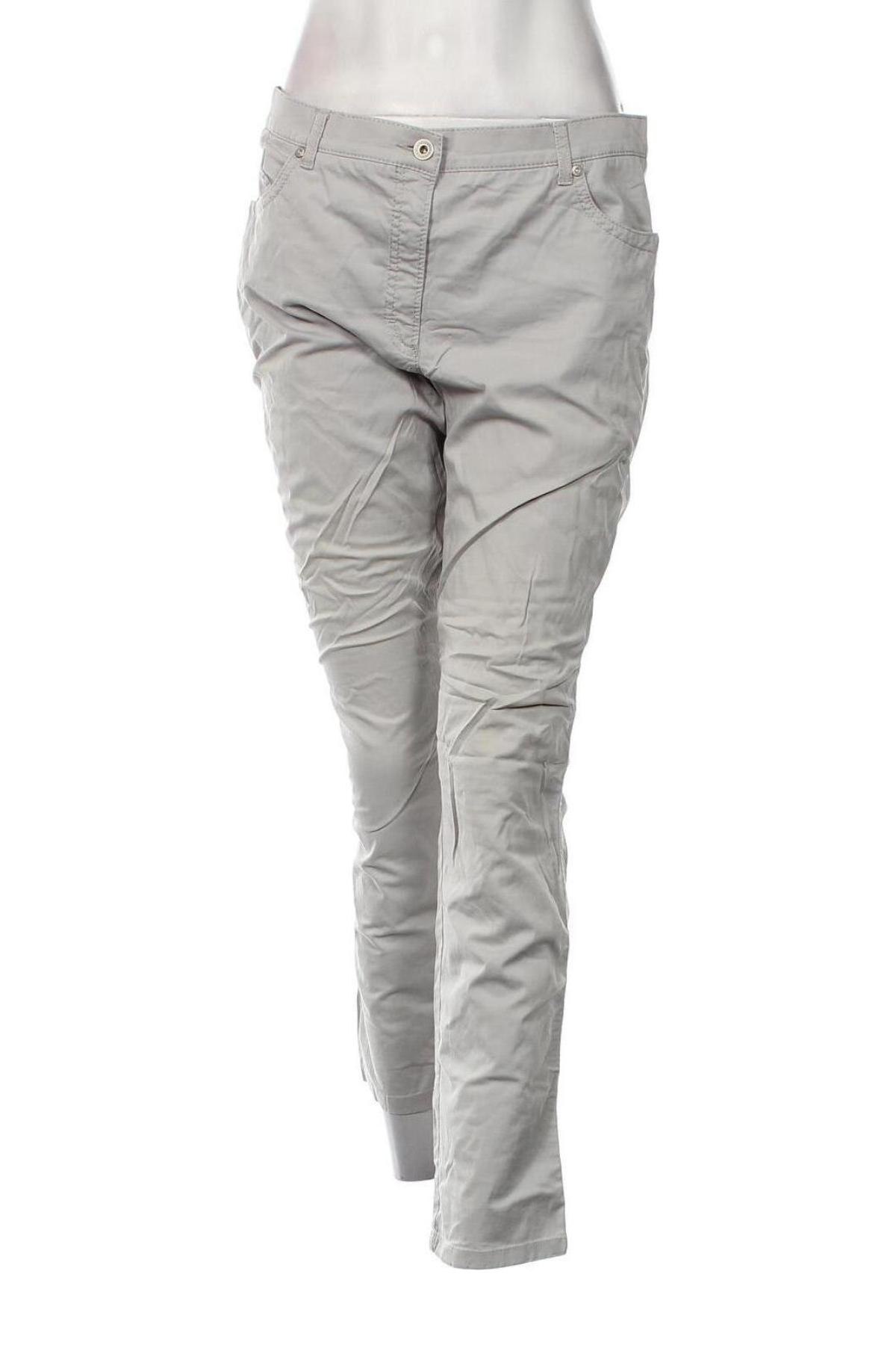 Damenhose Raphaela By Brax, Größe L, Farbe Grau, Preis 19,49 €