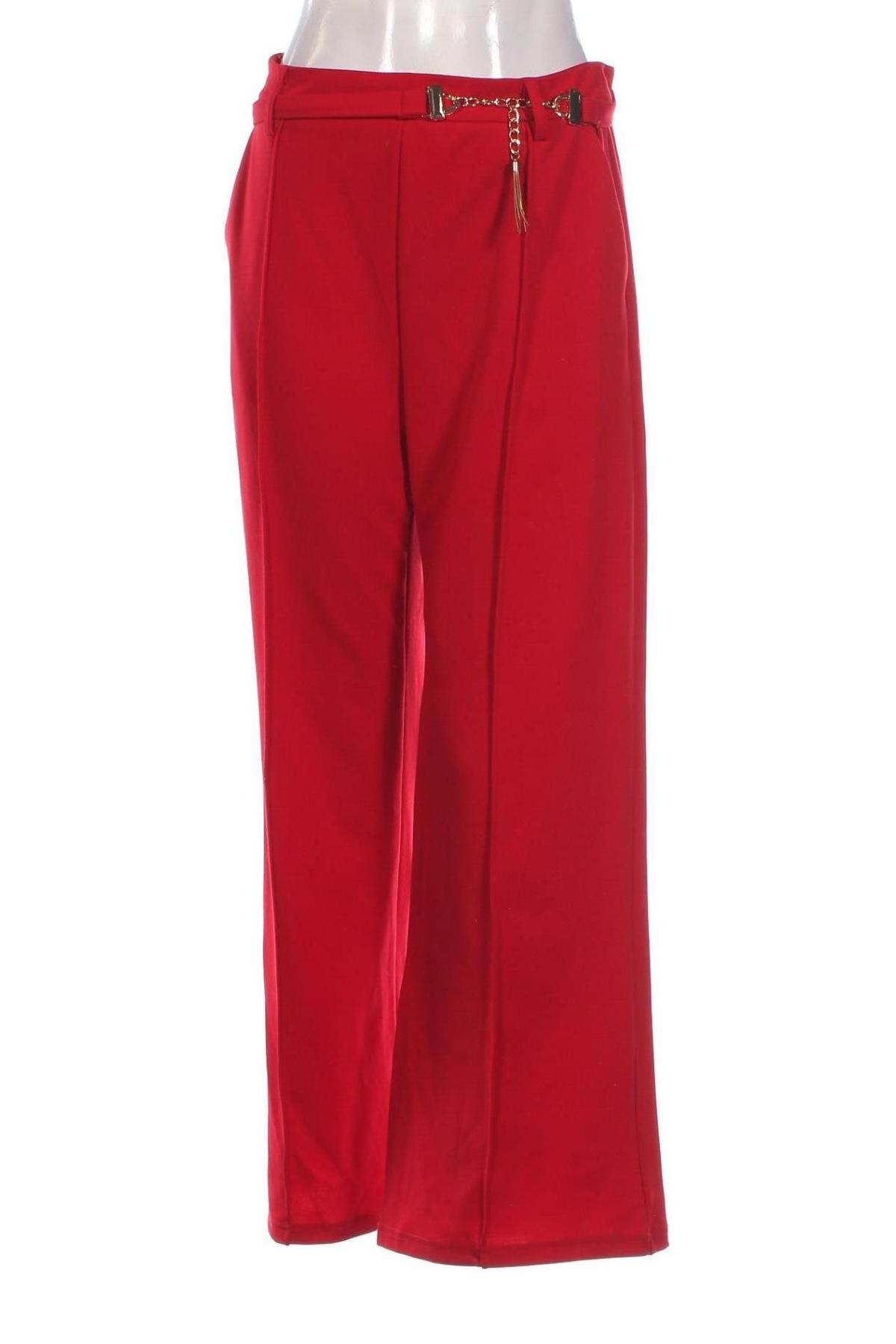 Дамски панталон SHEIN, Размер M, Цвят Червен, Цена 80,23 лв.