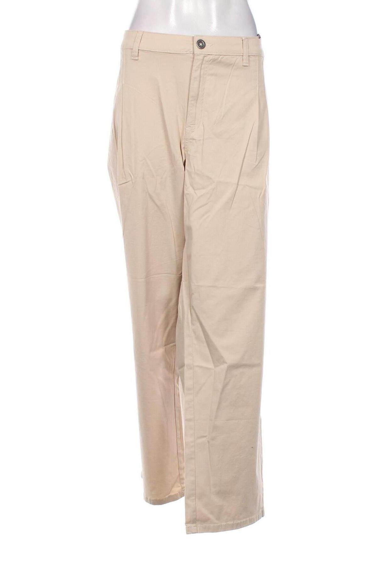 Дамски панталон Sheego, Размер 4XL, Цвят Бежов, Цена 46,50 лв.