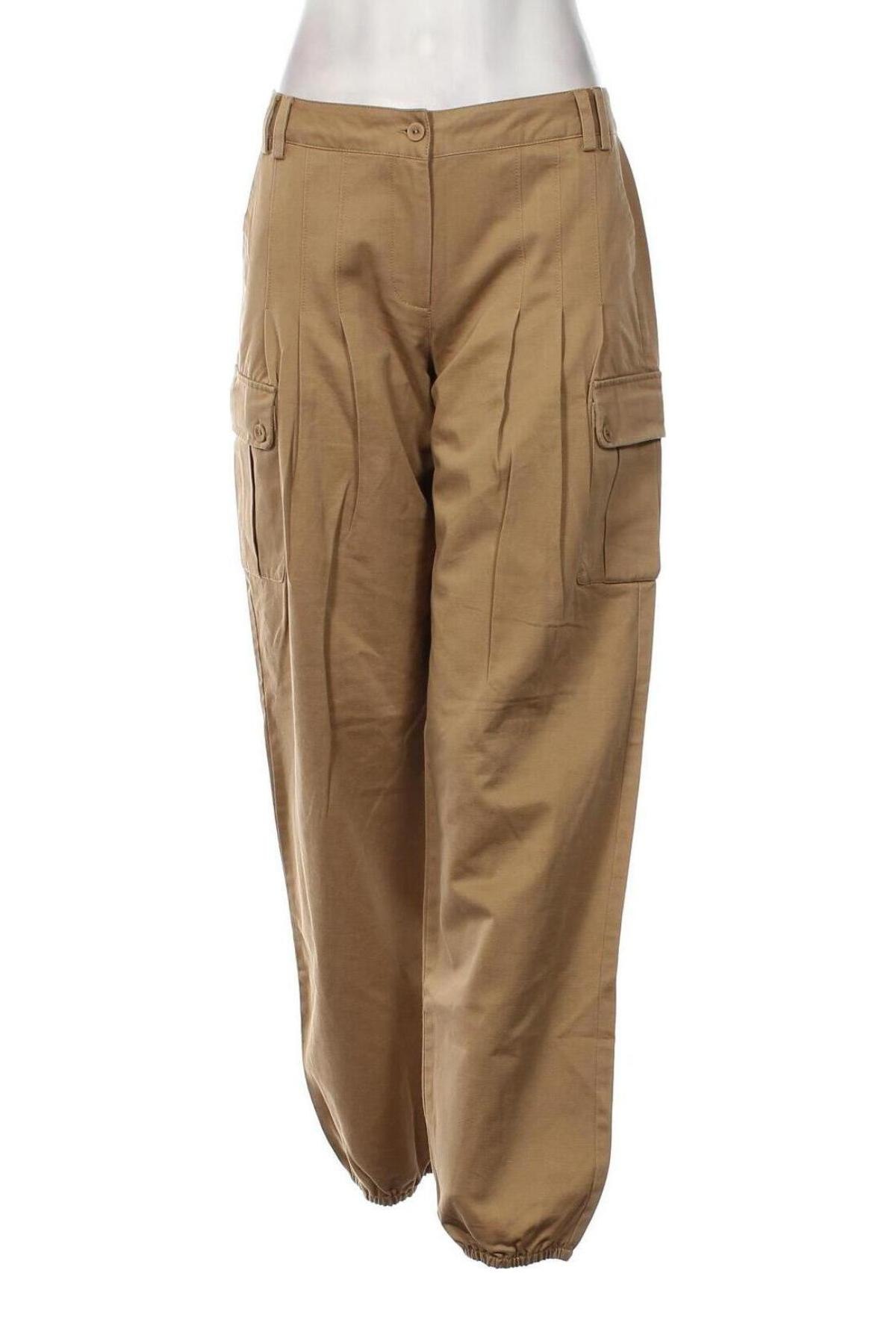 Pantaloni de femei Uldahl, Mărime M, Culoare Bej, Preț 78,63 Lei