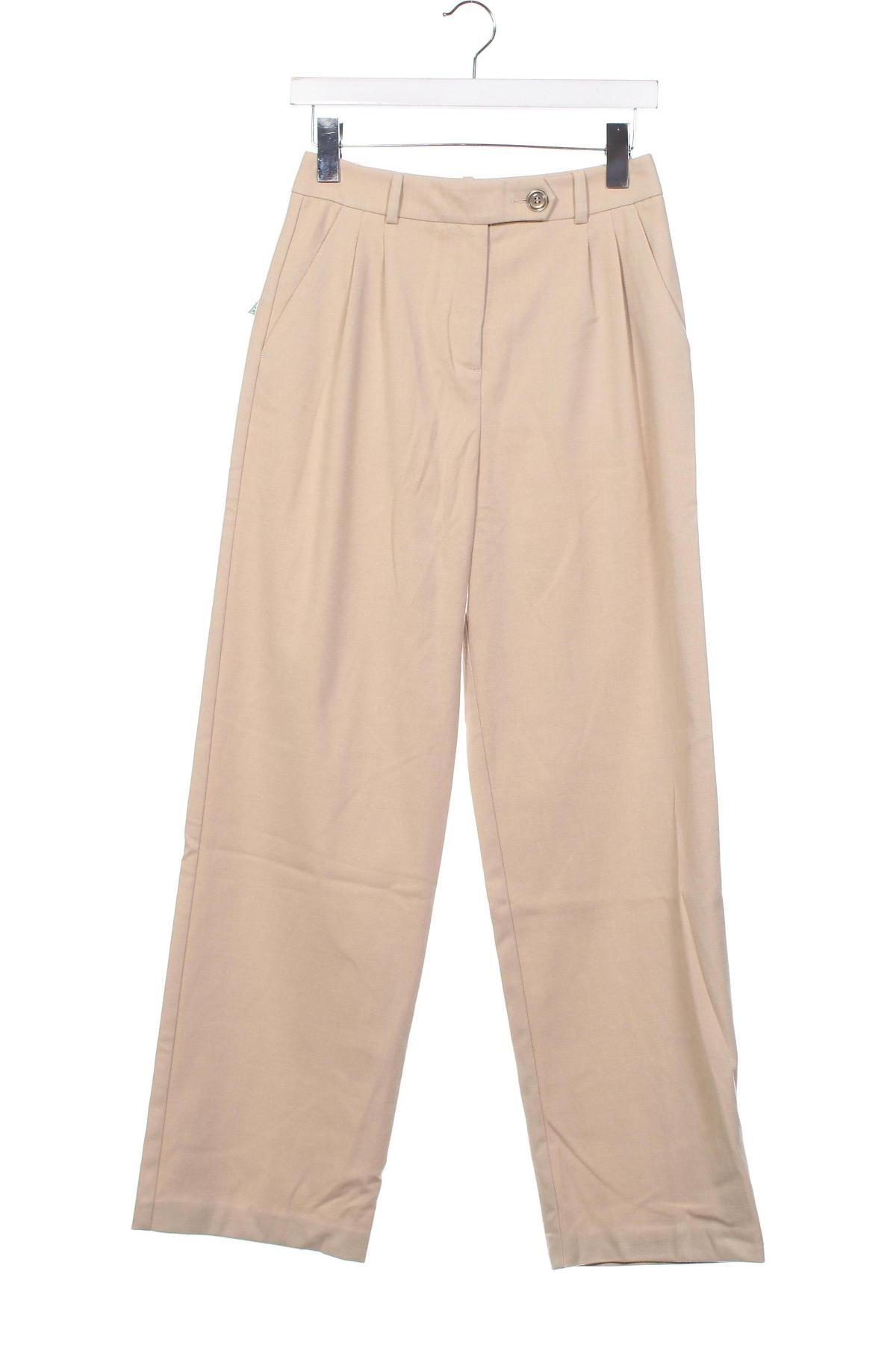 Дамски панталон United Colors Of Benetton, Размер XXS, Цвят Бежов, Цена 13,95 лв.