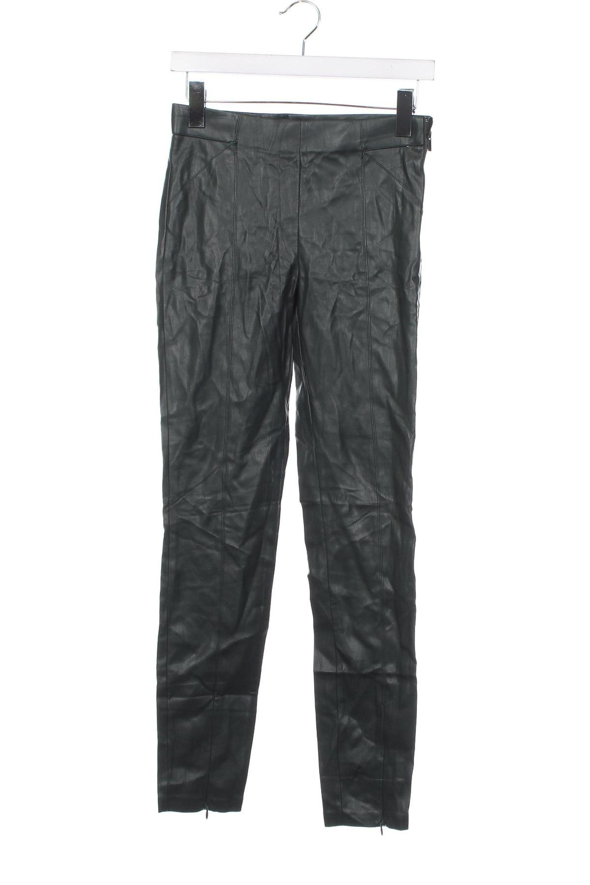 Pantaloni de femei Zara, Mărime S, Culoare Verde, Preț 16,88 Lei