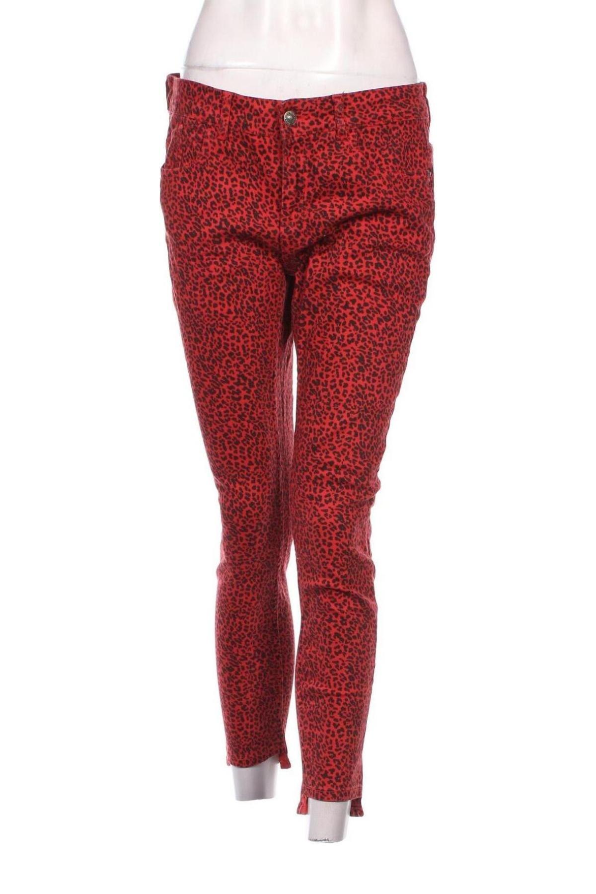 Dámské kalhoty  Zara, Velikost L, Barva Červená, Cena  86,00 Kč