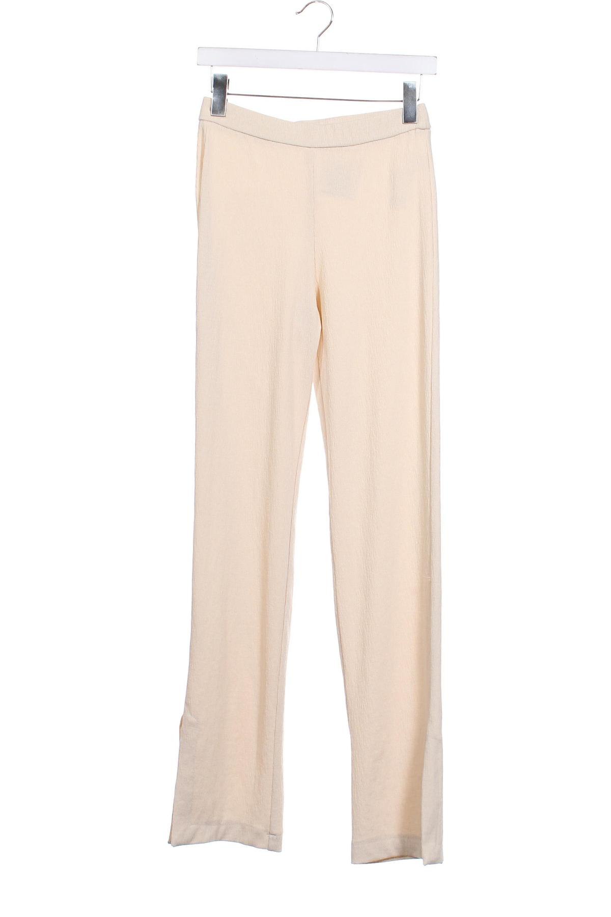 Dámské kalhoty  Zara, Velikost XS, Barva Béžová, Cena  346,00 Kč