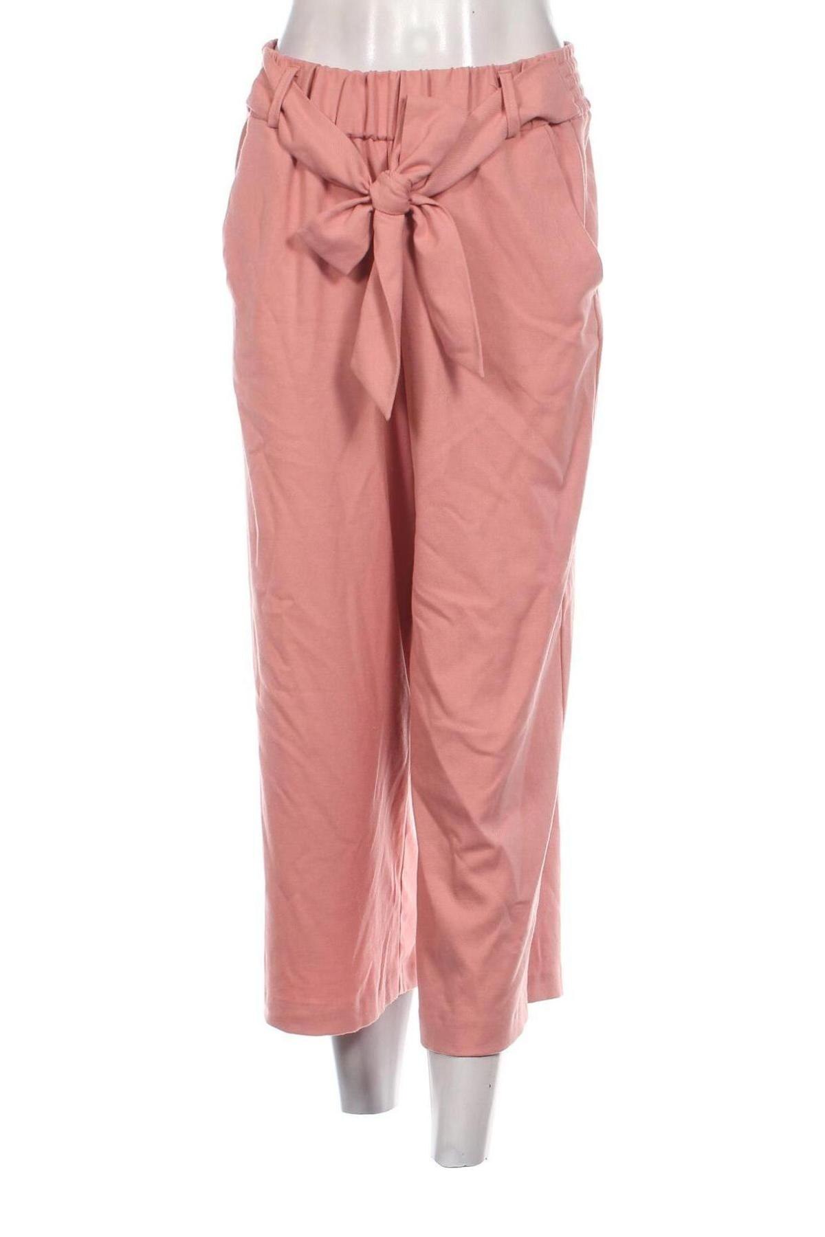 Γυναικείο παντελόνι Zara Trafaluc, Μέγεθος L, Χρώμα Ρόζ , Τιμή 8,29 €