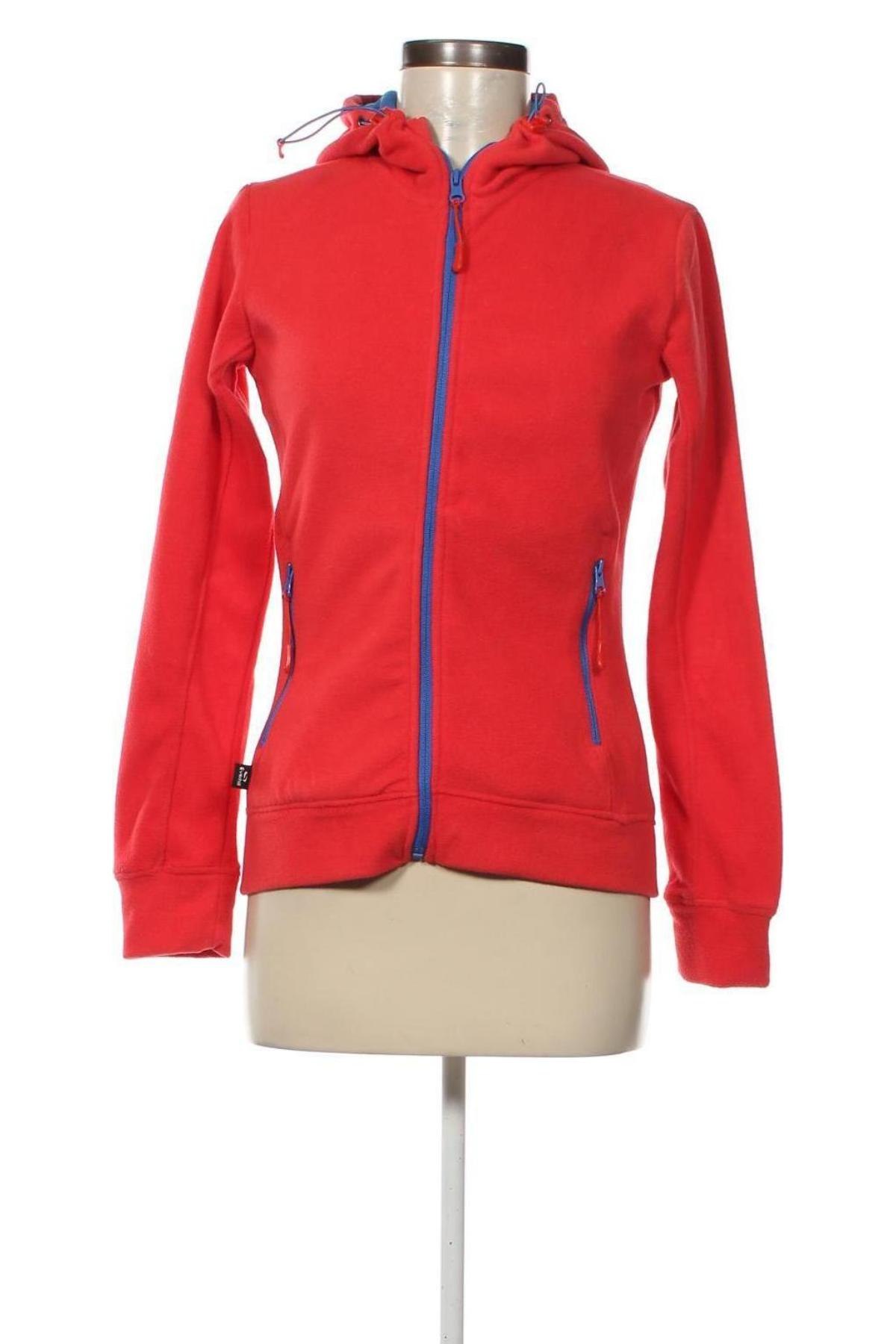 Γυναικείο fleece φούτερ Everhill, Μέγεθος S, Χρώμα Κόκκινο, Τιμή 21,74 €