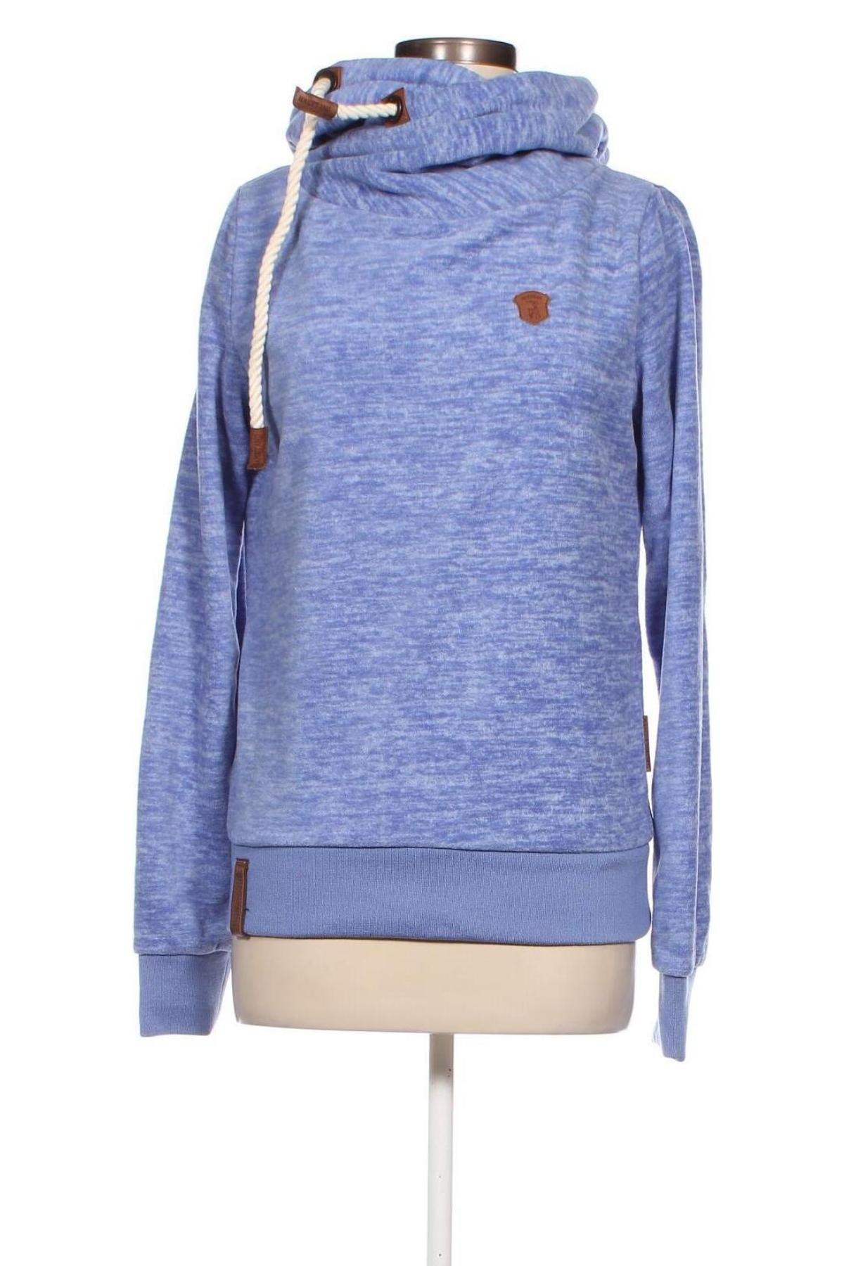 Damen Fleece Sweatshirt Naketano, Größe M, Farbe Blau, Preis 30,06 €