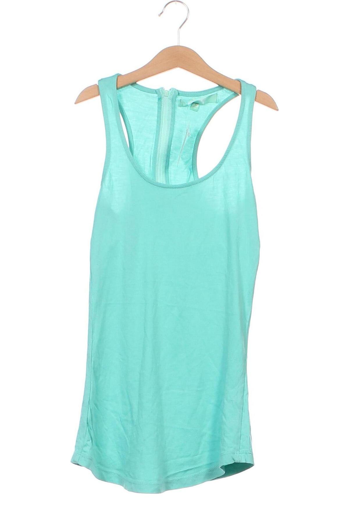 Γυναικείο αμάνικο μπλουζάκι Bsk, Μέγεθος XS, Χρώμα Πράσινο, Τιμή 8,62 €