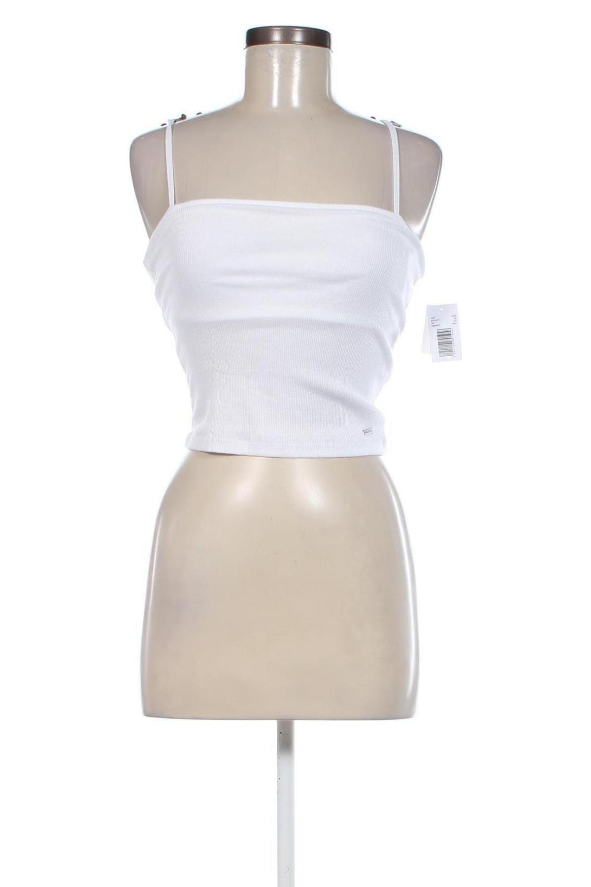 Γυναικείο αμάνικο μπλουζάκι Hollister, Μέγεθος S, Χρώμα Λευκό, Τιμή 4,79 €