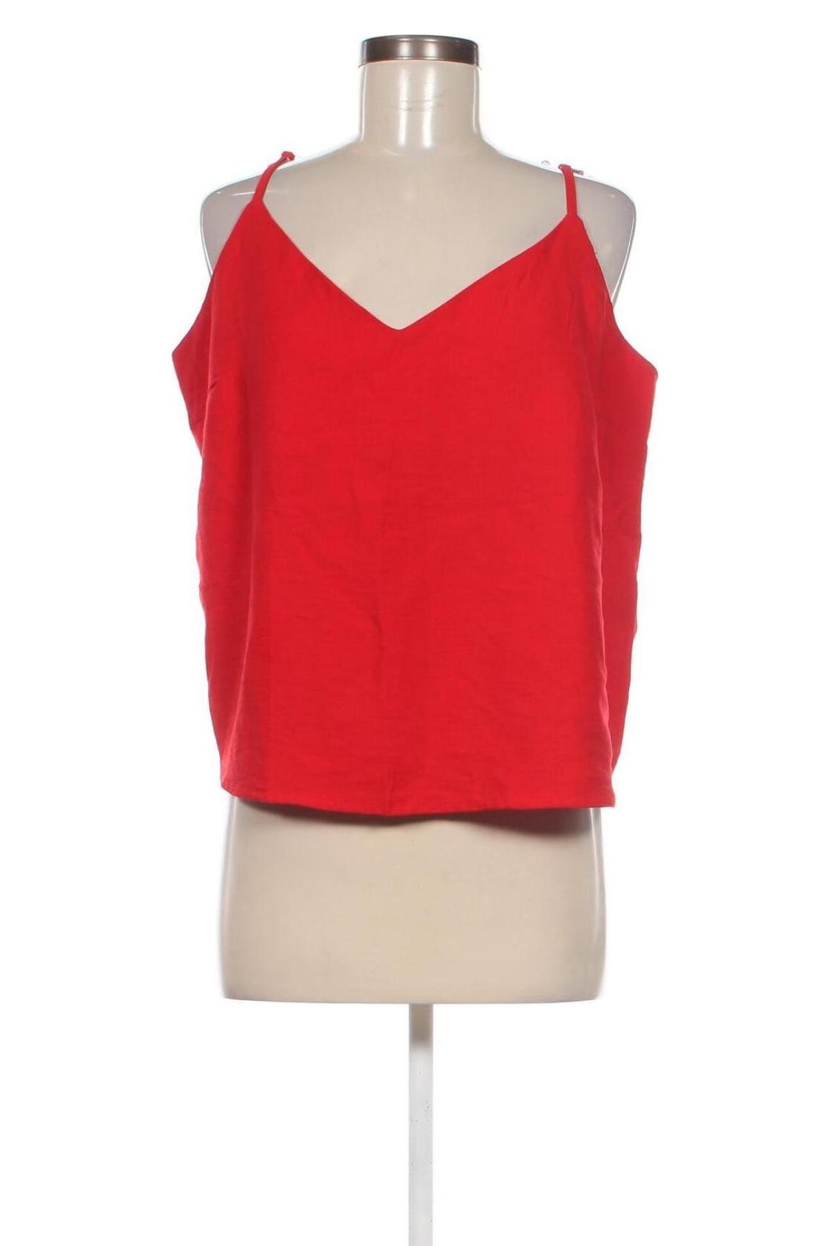 Γυναικείο αμάνικο μπλουζάκι LCW, Μέγεθος 3XL, Χρώμα Κόκκινο, Τιμή 3,59 €