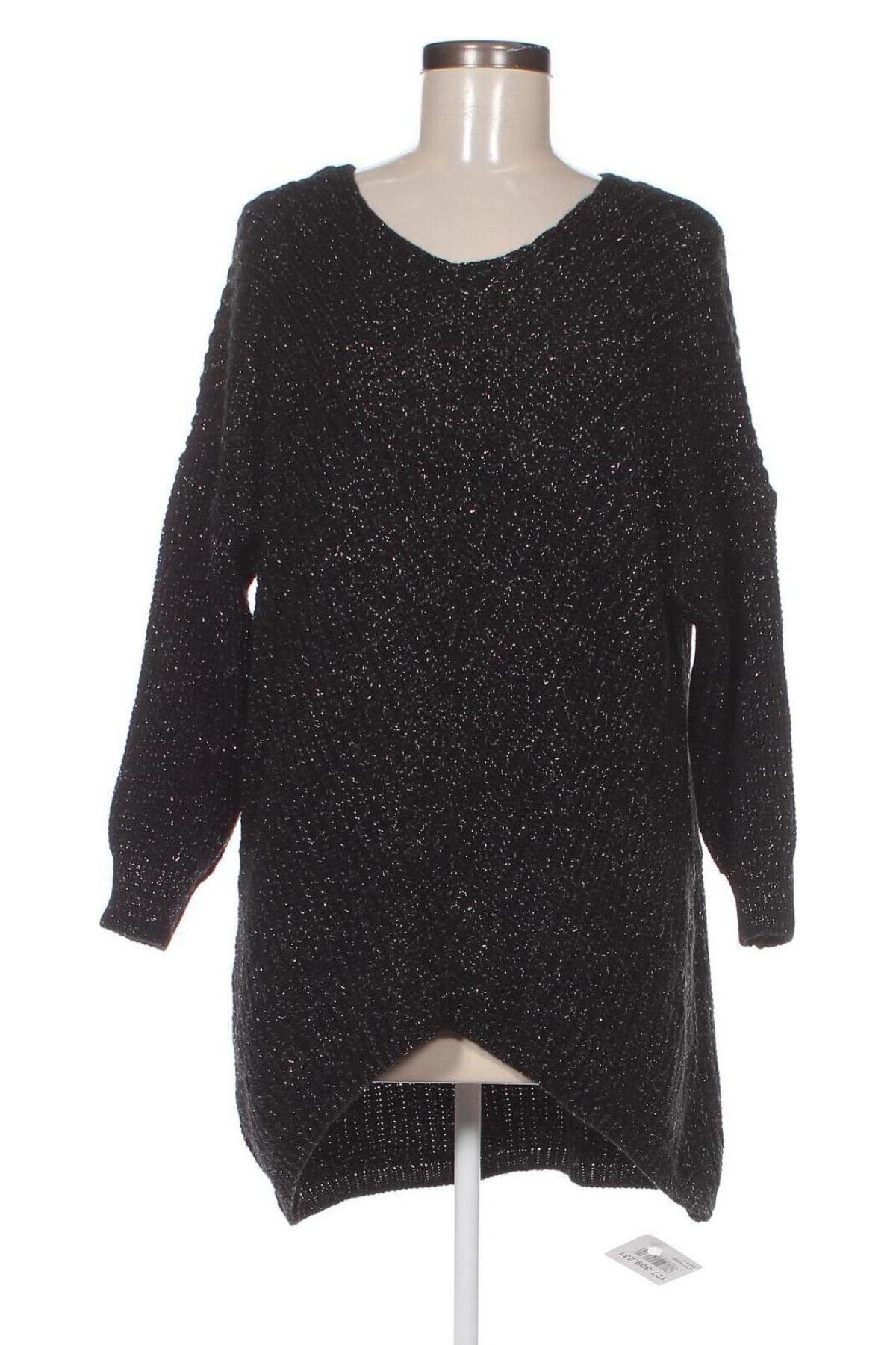 Дамски пуловер, Размер XXL, Цвят Черен, Цена 12,76 лв.