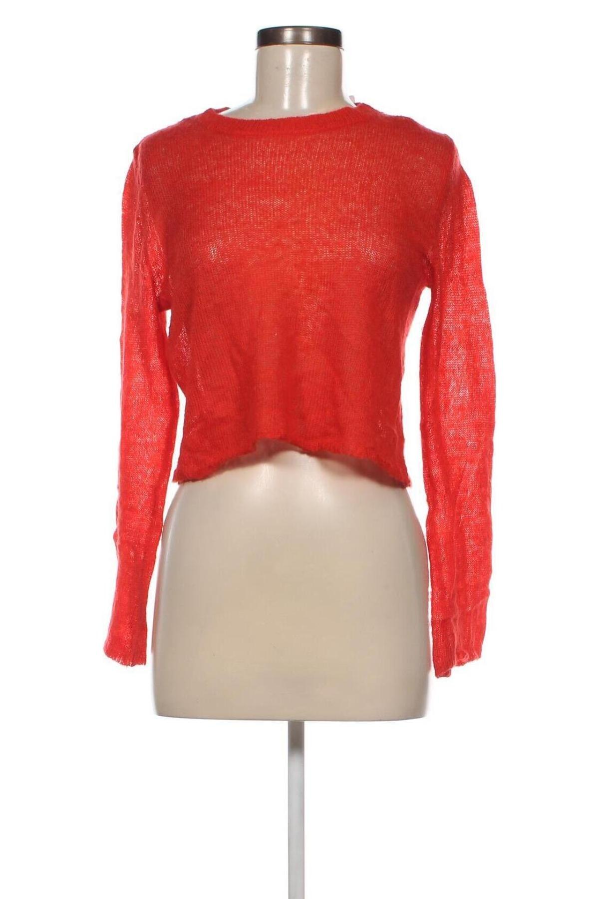 Damenpullover, Größe S, Farbe Orange, Preis 6,99 €