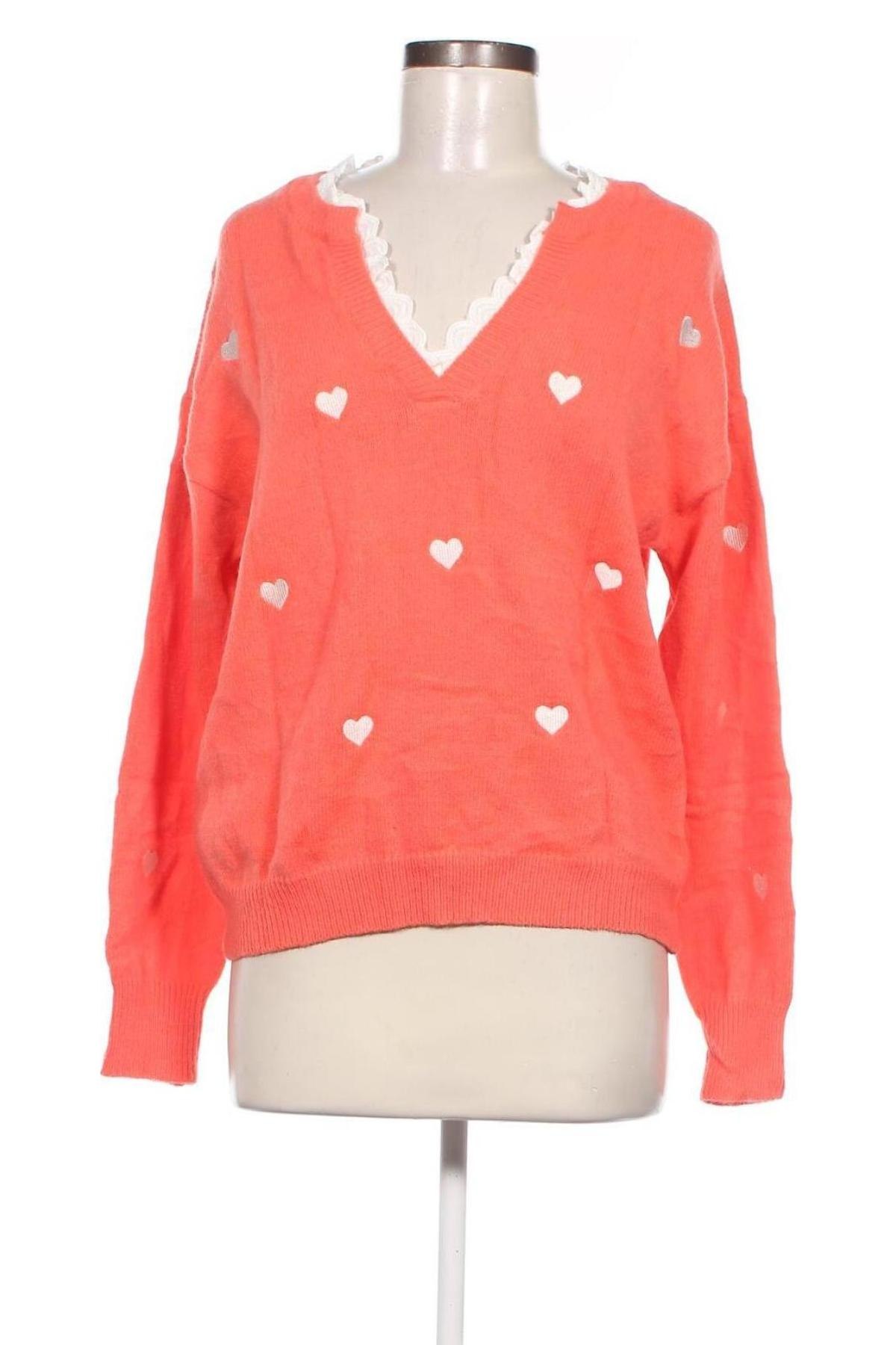 Damenpullover, Größe M, Farbe Orange, Preis € 7,49