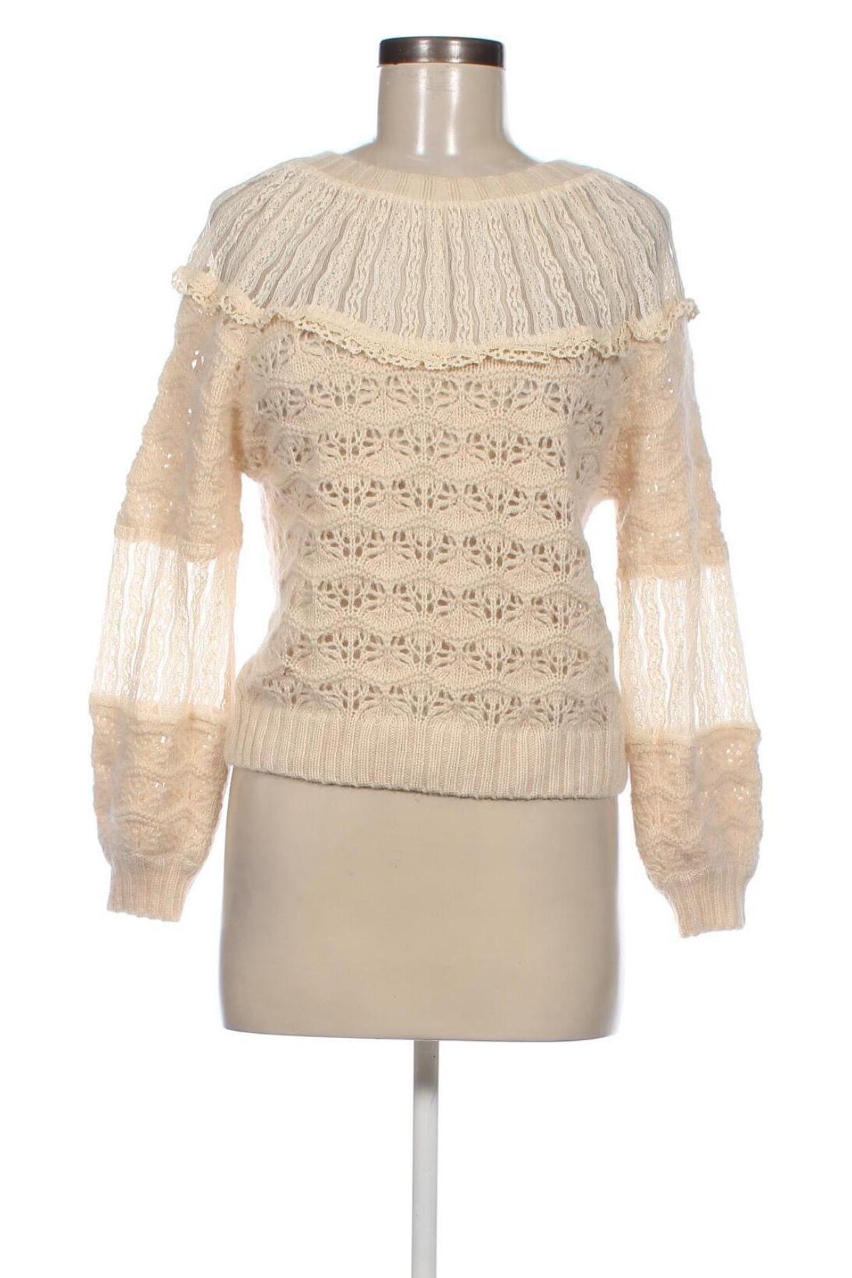 Damenpullover, Größe S, Farbe Beige, Preis 6,99 €