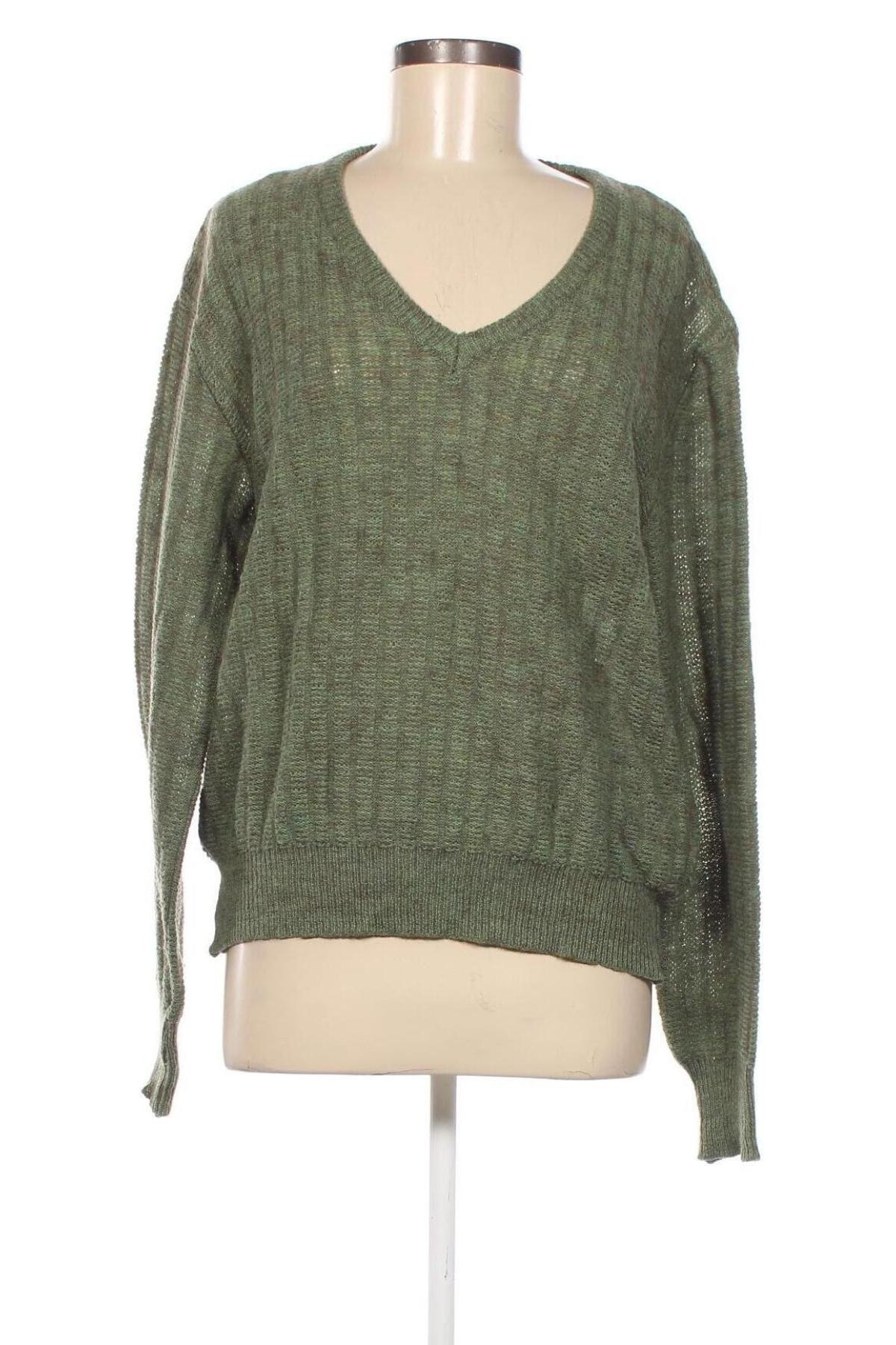 Damenpullover, Größe L, Farbe Grün, Preis 7,49 €