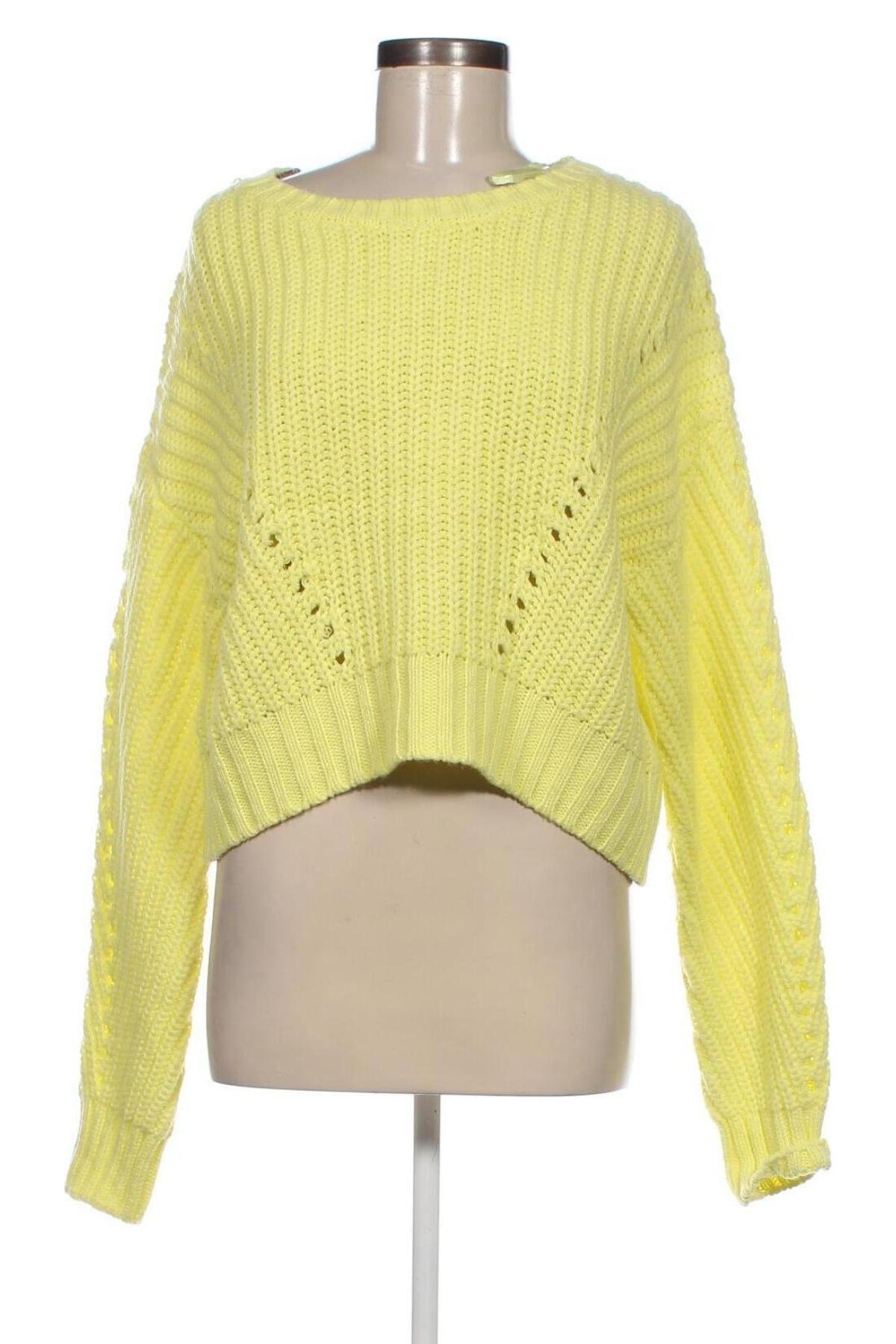 Γυναικείο πουλόβερ 17 & Co., Μέγεθος L, Χρώμα Κίτρινο, Τιμή 7,18 €