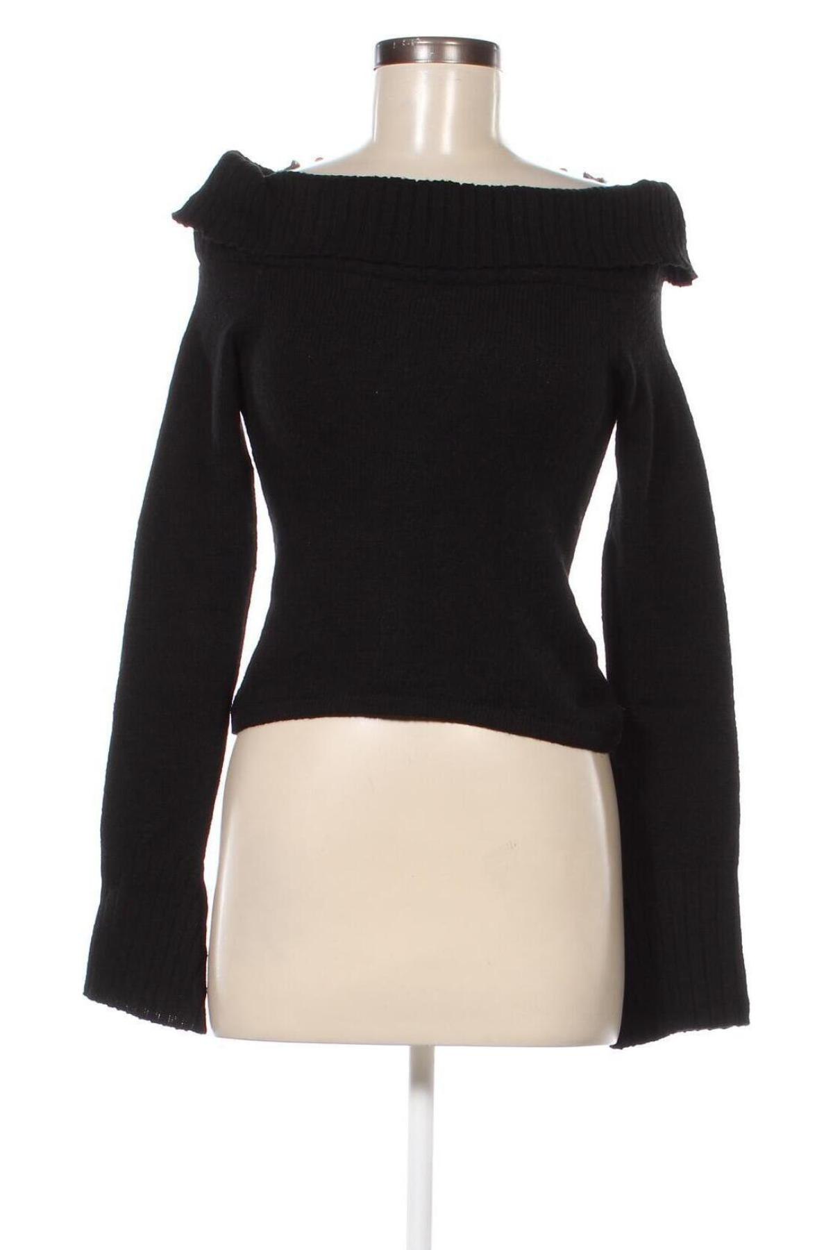 Γυναικείο πουλόβερ About You, Μέγεθος M, Χρώμα Μαύρο, Τιμή 11,51 €