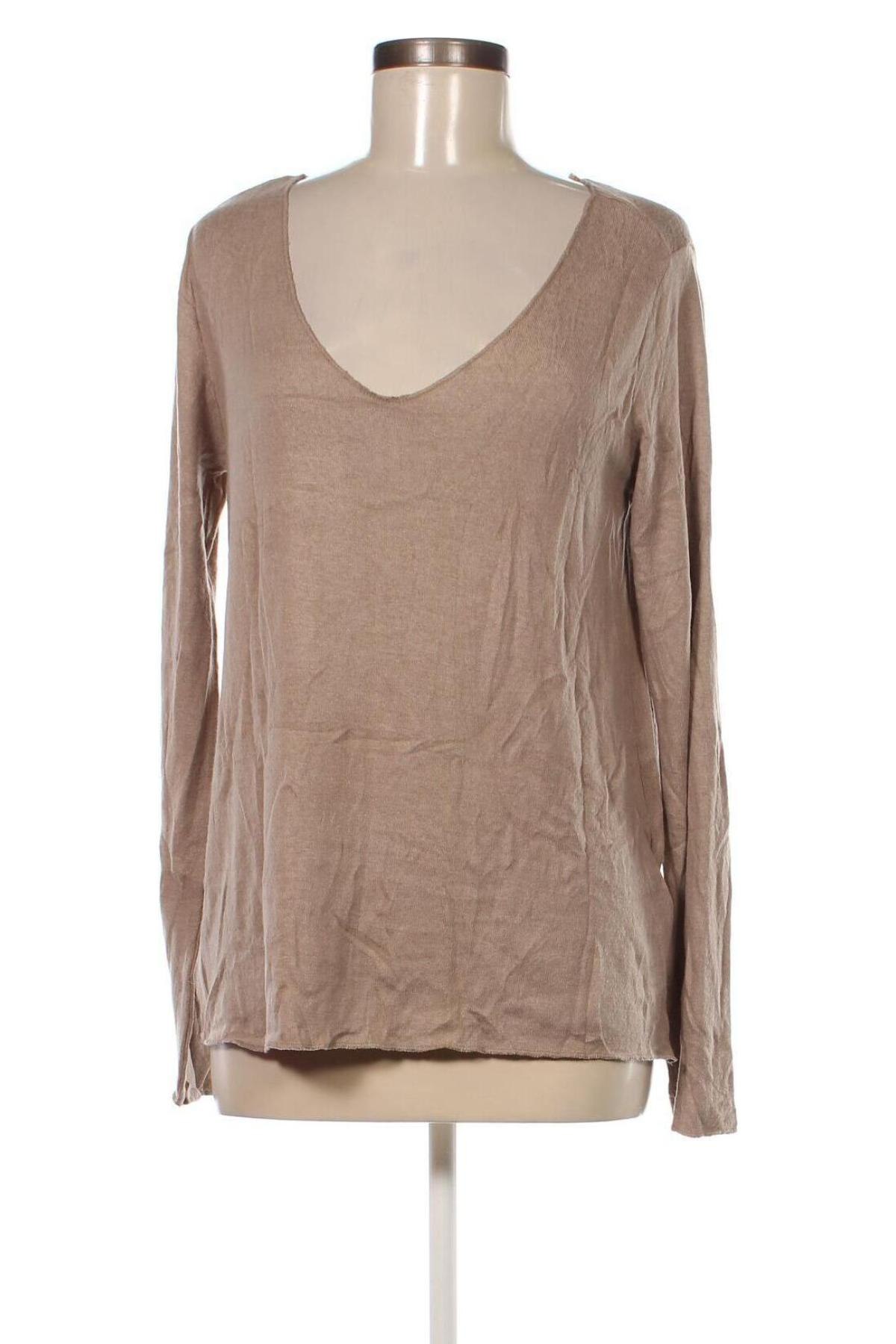 Damenpullover Amisu, Größe L, Farbe Beige, Preis 4,99 €