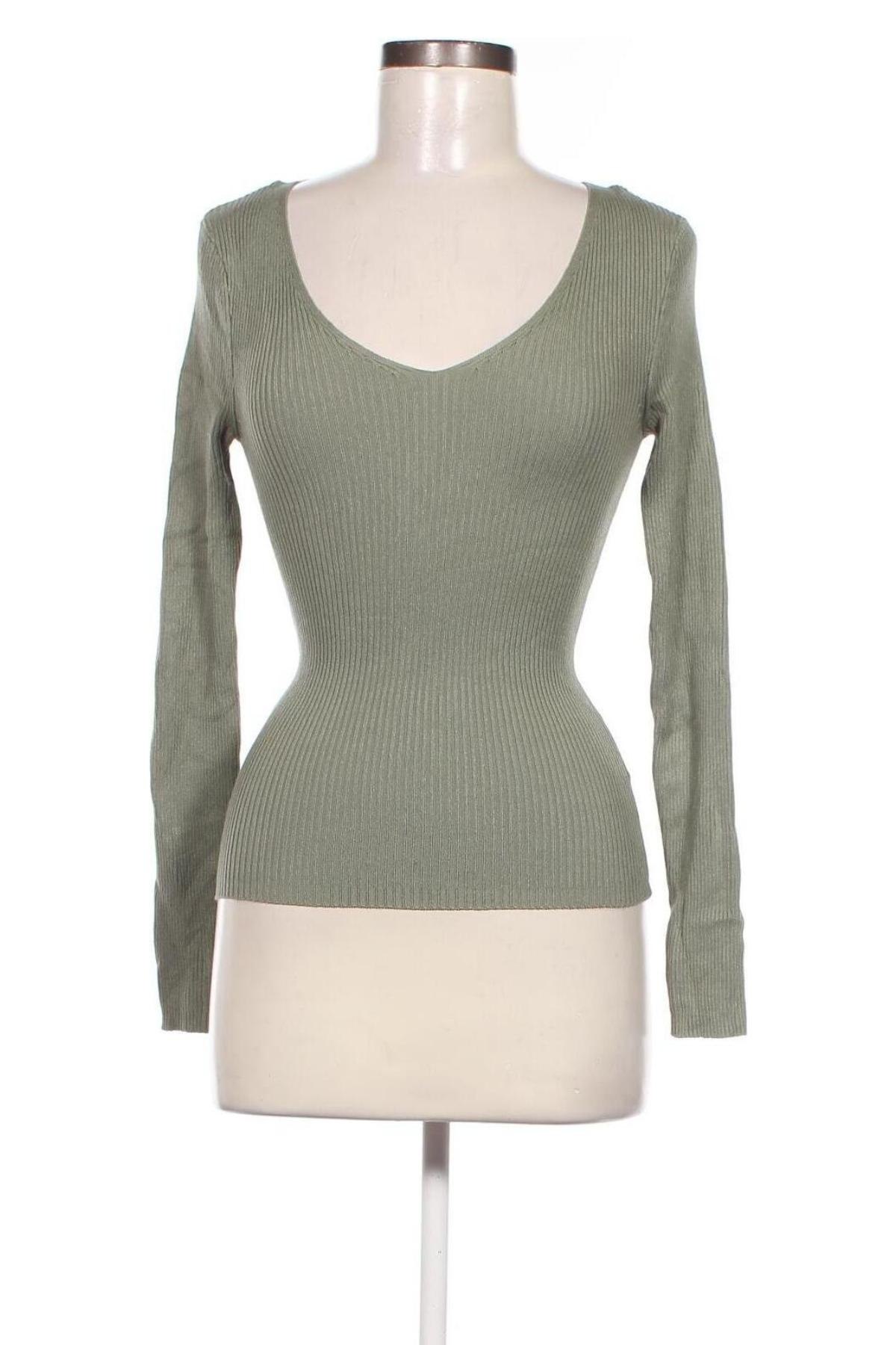 Дамски пуловер Amisu, Размер XS, Цвят Зелен, Цена 9,57 лв.