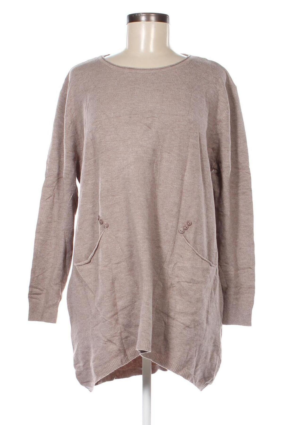 Дамски пуловер Anna Ellis, Размер S, Цвят Бежов, Цена 10,56 лв.