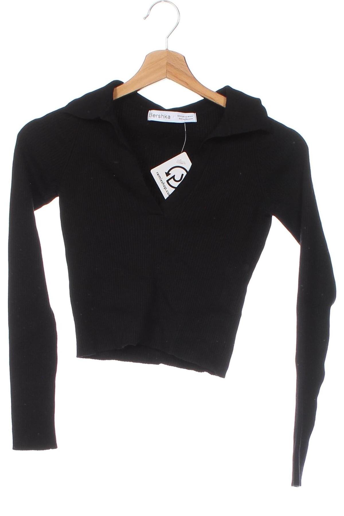 Damenpullover Bershka, Größe XS, Farbe Schwarz, Preis € 9,00