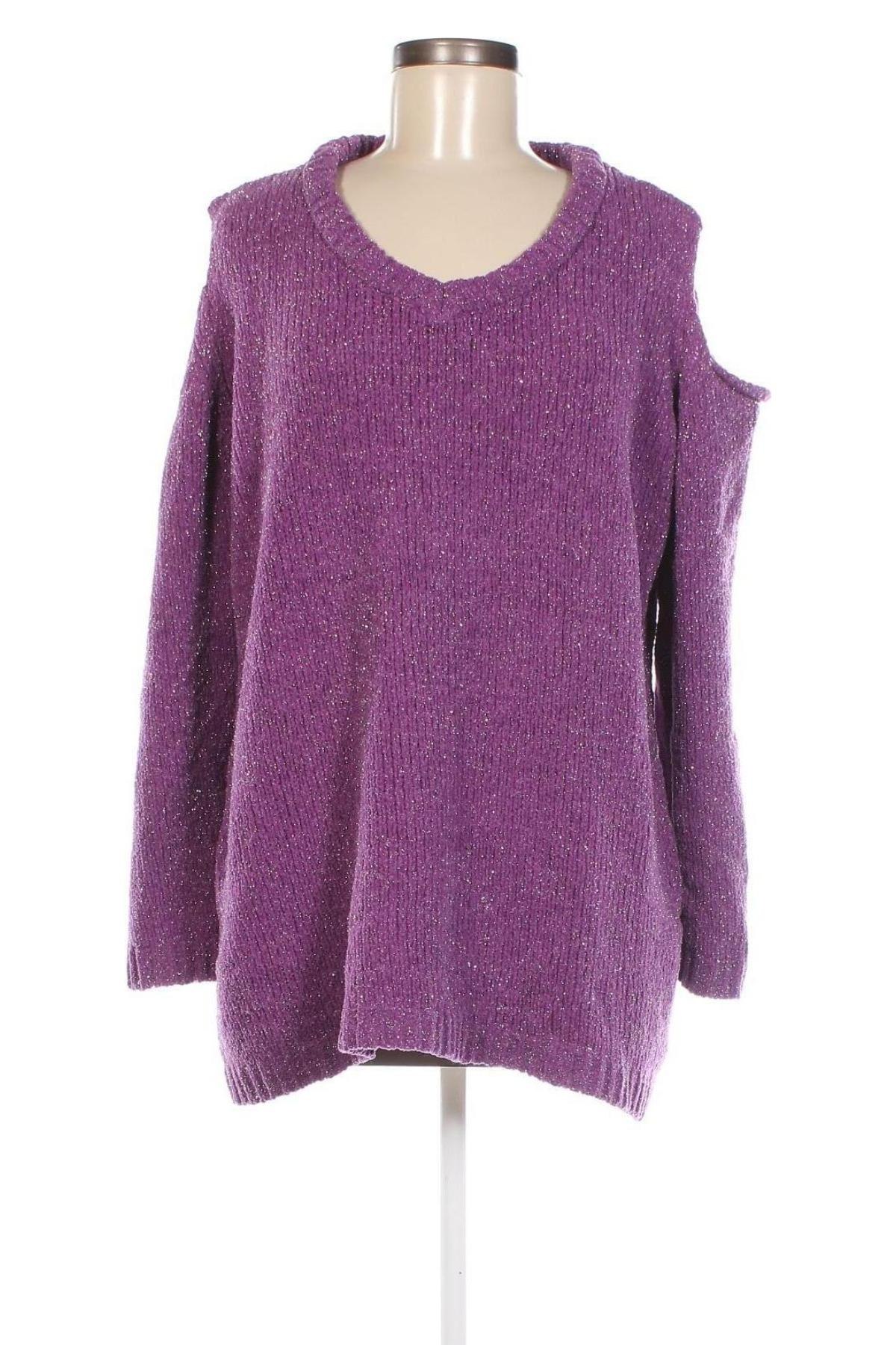 Damski sweter Body Flirt, Rozmiar XL, Kolor Fioletowy, Cena 46,38 zł