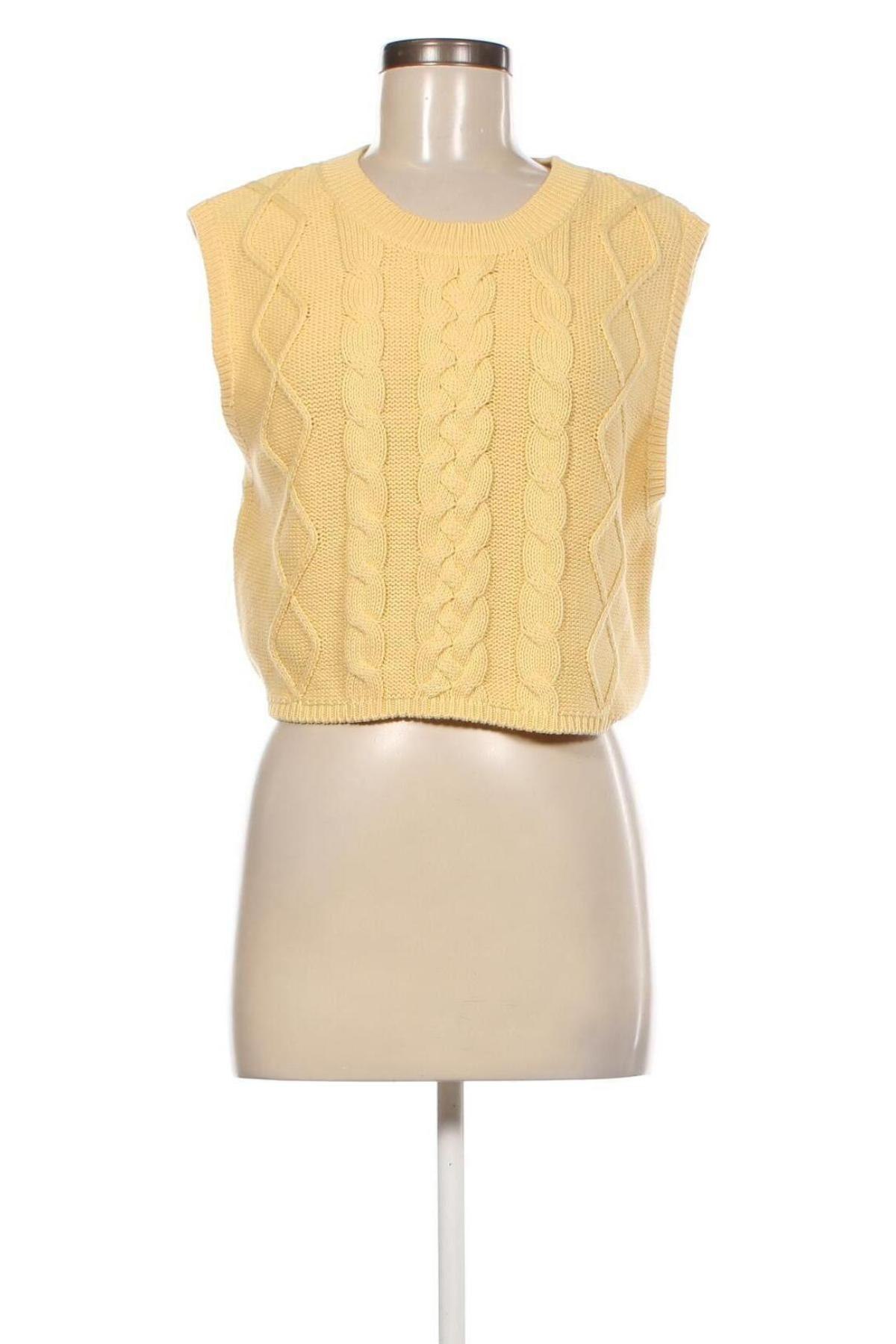Дамски пуловер Calliope, Размер L, Цвят Жълт, Цена 30,50 лв.
